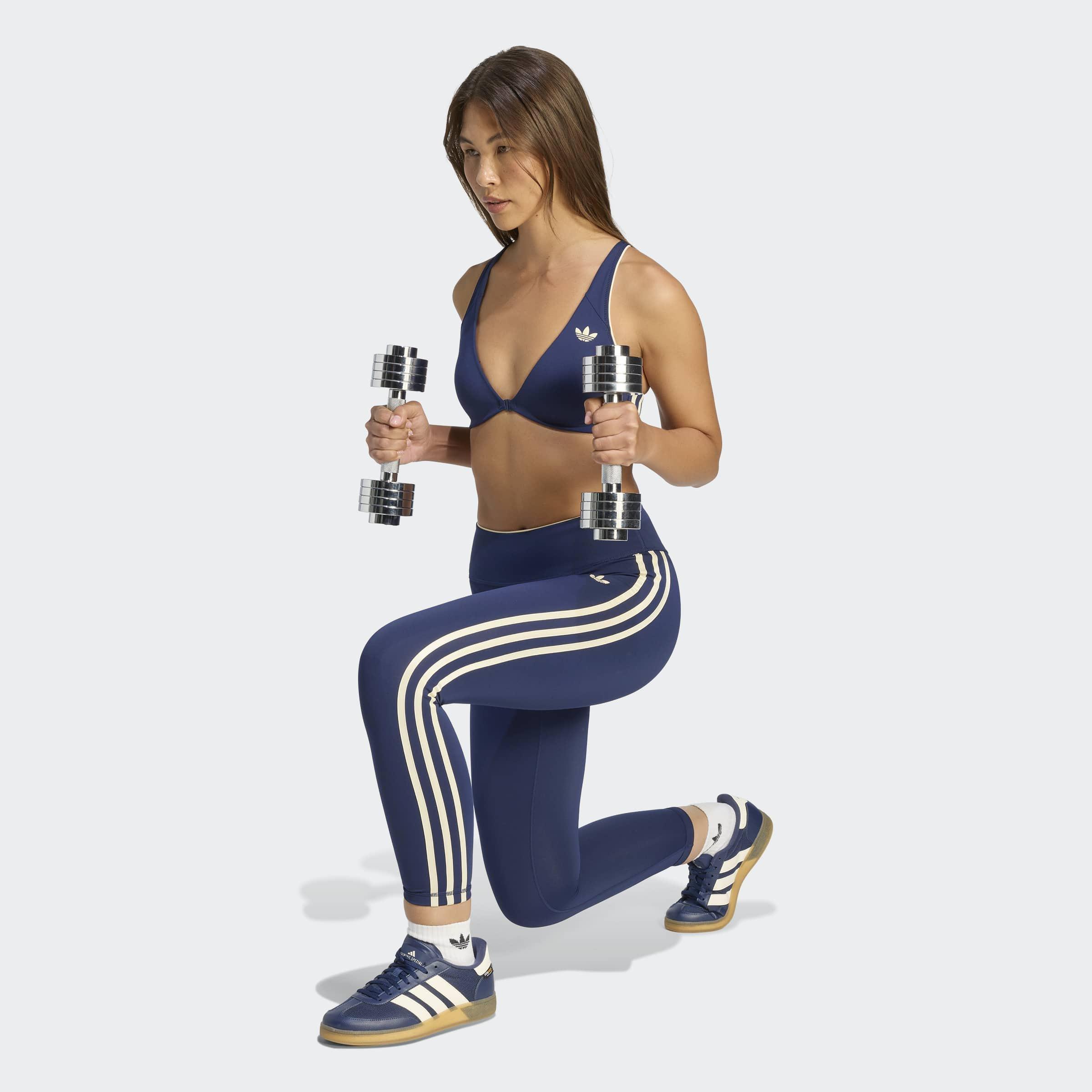 adidas Originals Sport Superstar 7/8 Leggings, Blue, A701_ONE, large image number 6