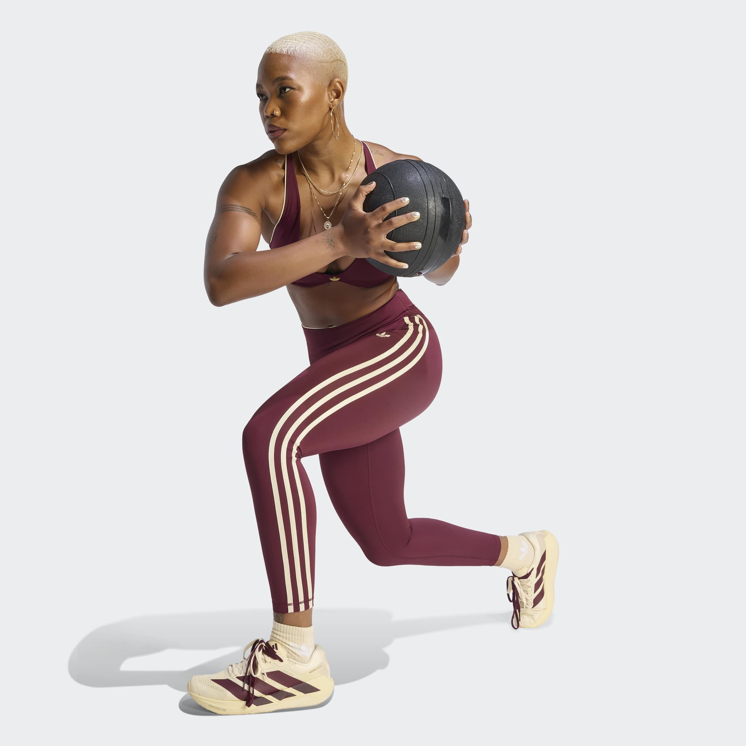 adidas Originals Sport Superstar 7/8 Leggings, Burgundy, A701_ONE, large image number 6