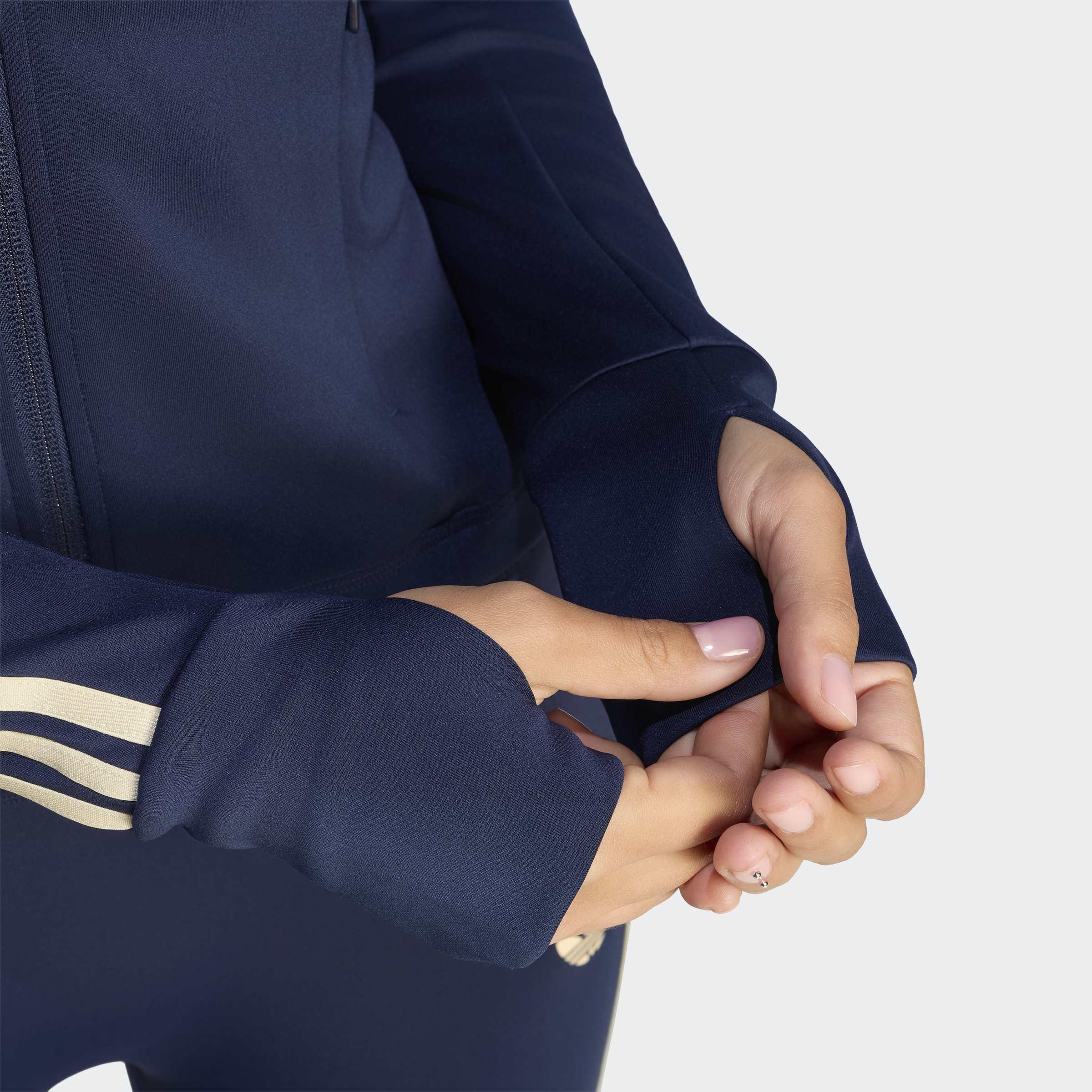 adidas Originals Sport Superstar Midlayer Shirt, Blue, A701_ONE, large image number 3