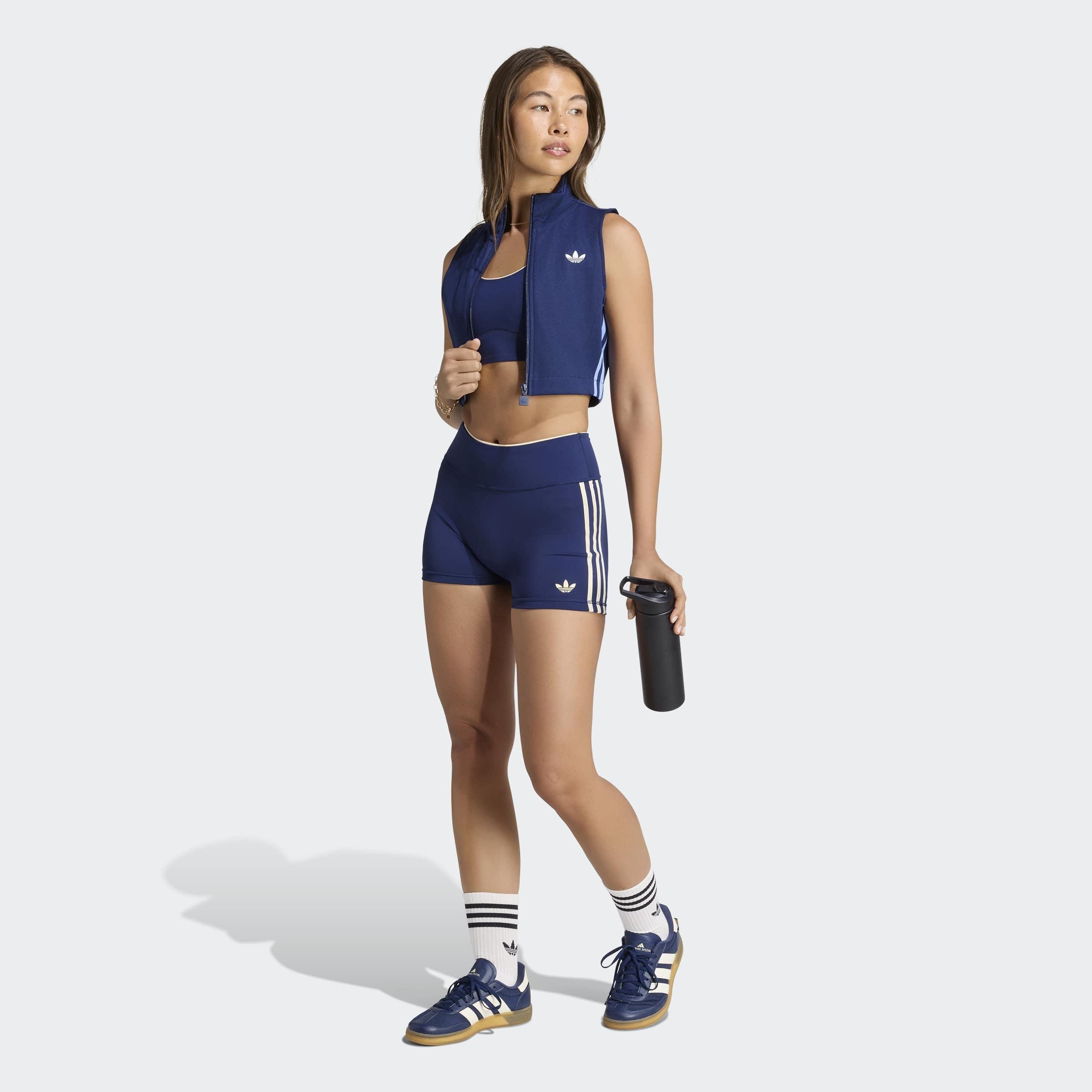 adidas Originals Sport Medium Support Bra, Blue, A701_ONE, large image number 6