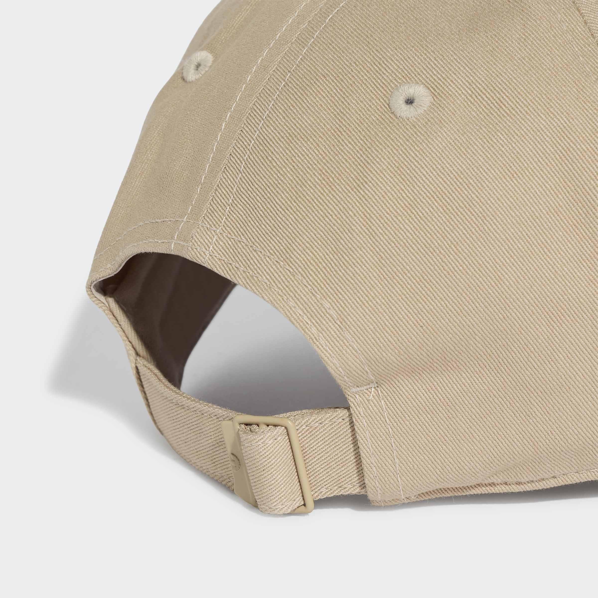 Unisex Adicolor Classic Trefoil Baseball Cap, Beige, A701_ONE, large image number 2