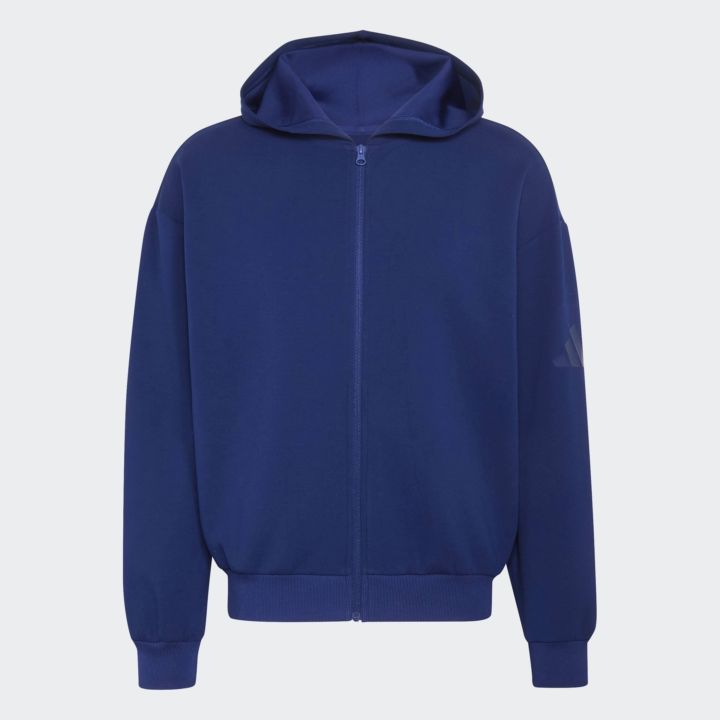 Soft Lux Full-Zip Hoodie, Blue, A701_ONE, large image number 0