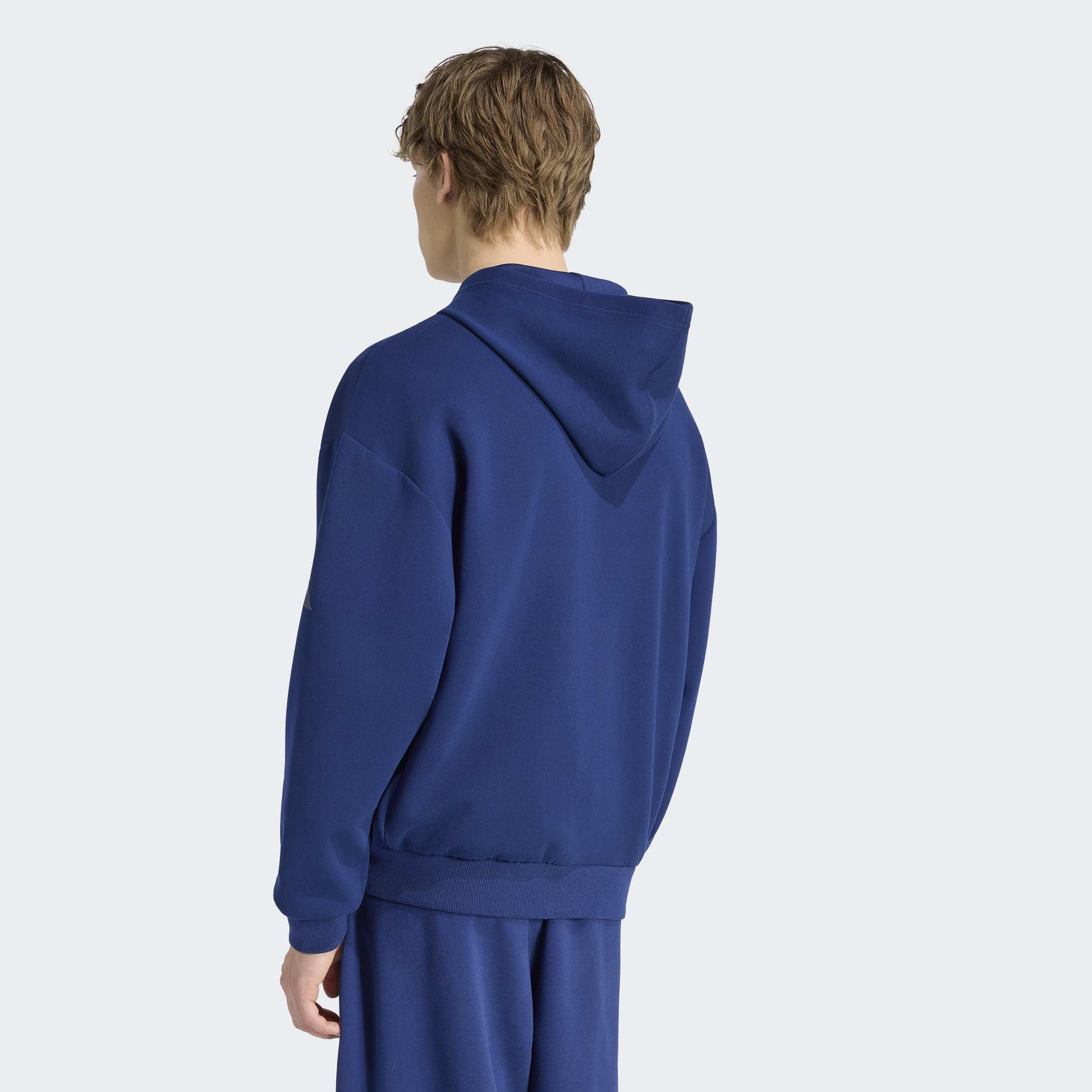 Soft Lux Full-Zip Hoodie, Blue, A701_ONE, large image number 1