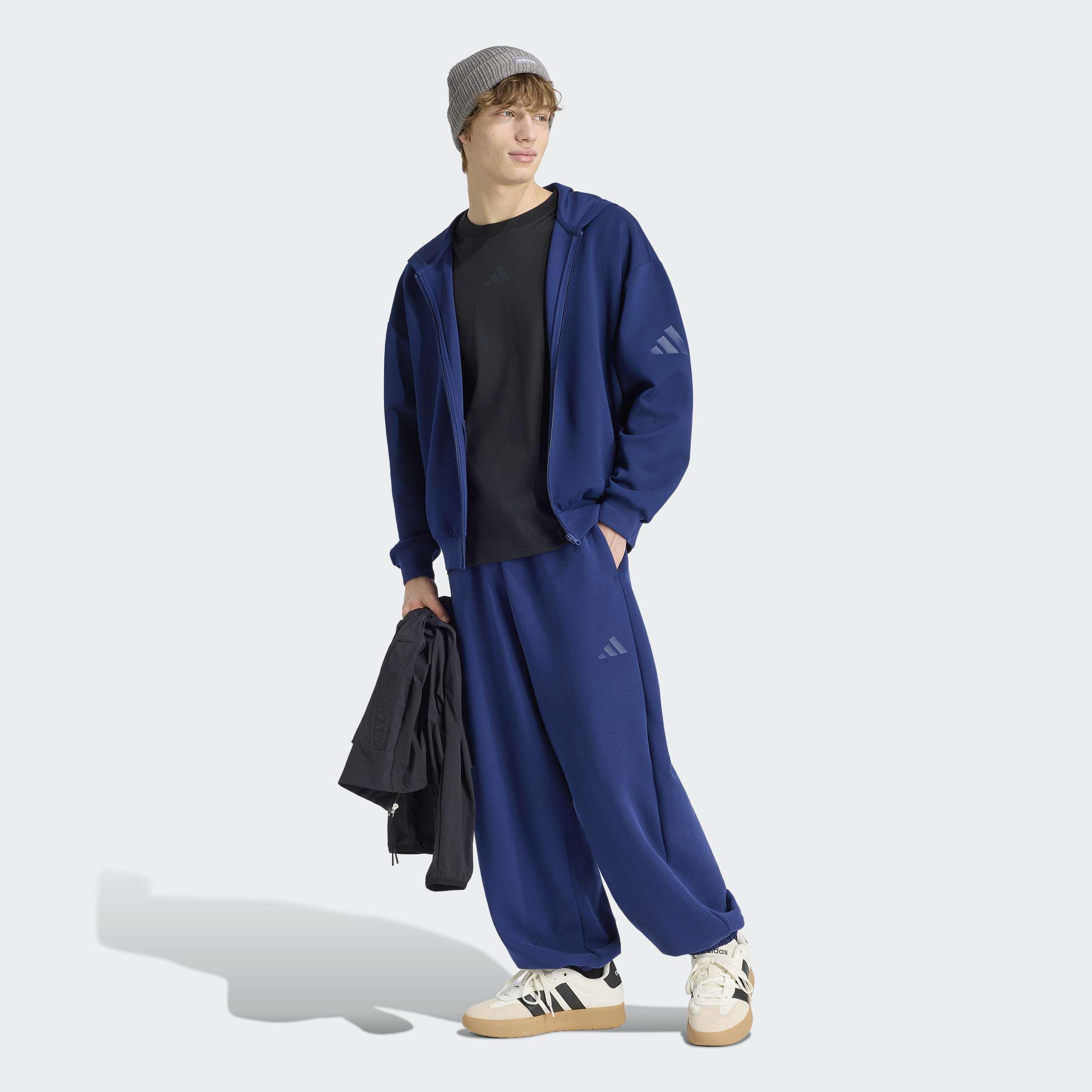 Soft Lux Full-Zip Hoodie, Blue, A701_ONE, large image number 5
