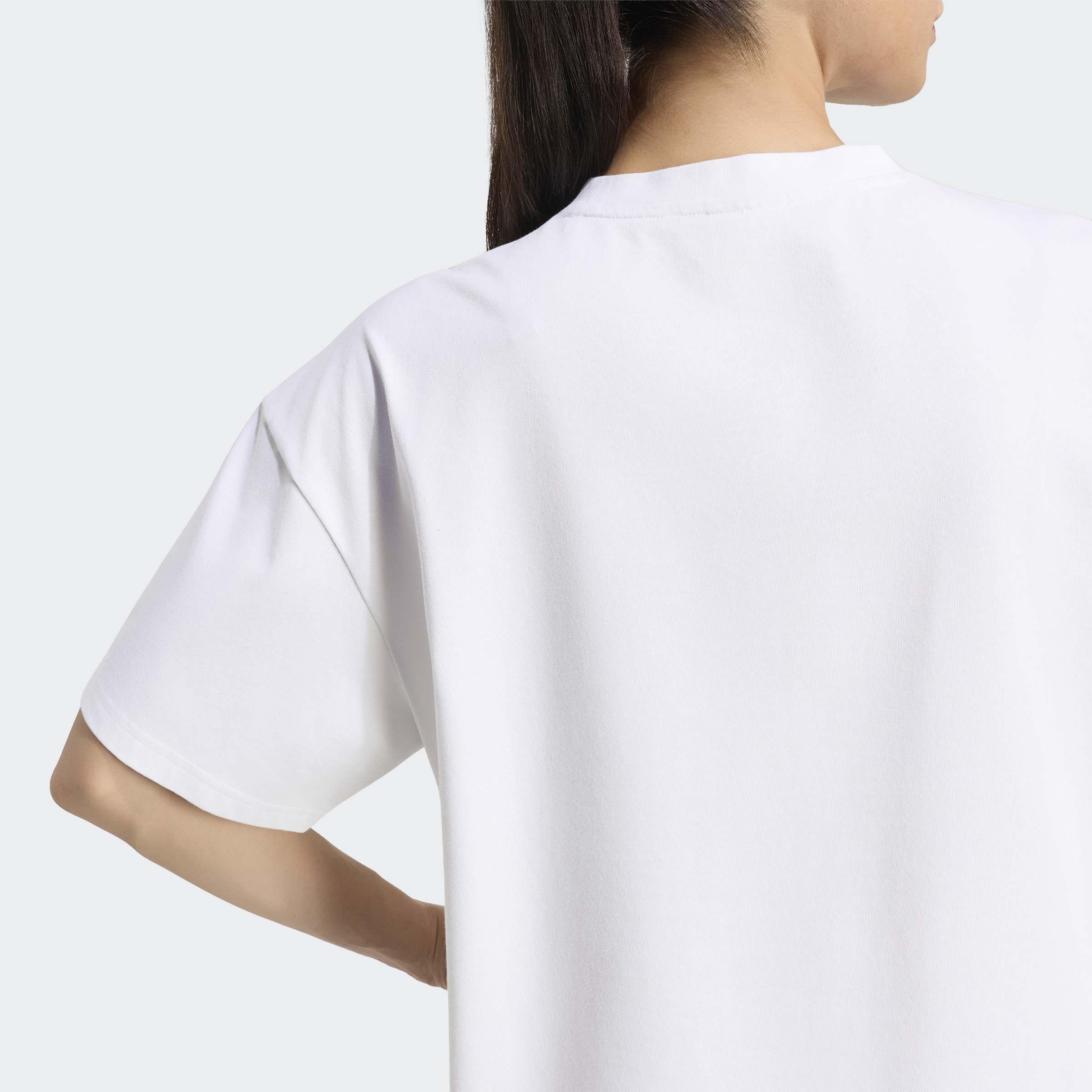 PrimeLift Essentials Workout Oversized Graphics T-Shirt, White, A701_ONE, large image number 2