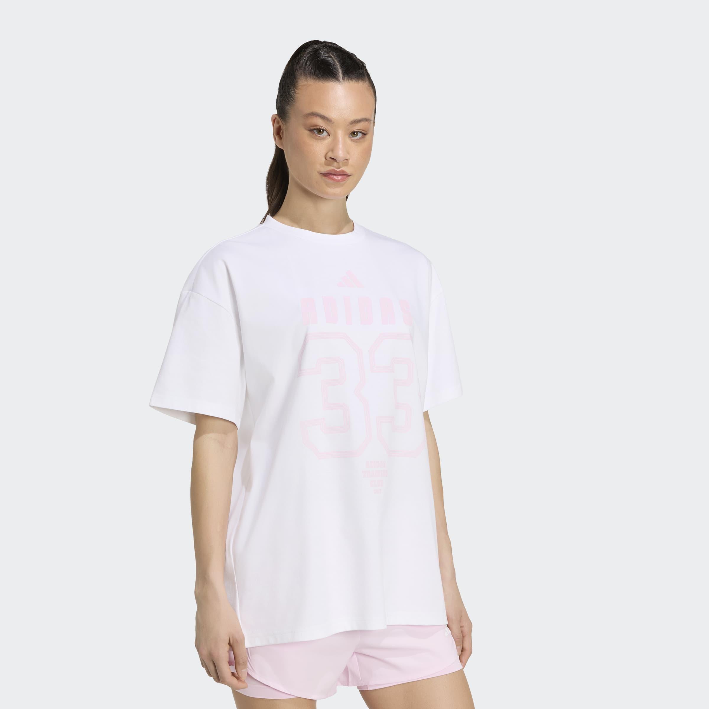 PrimeLift Essentials Workout Oversized Graphics T-Shirt, White, A701_ONE, large image number 4