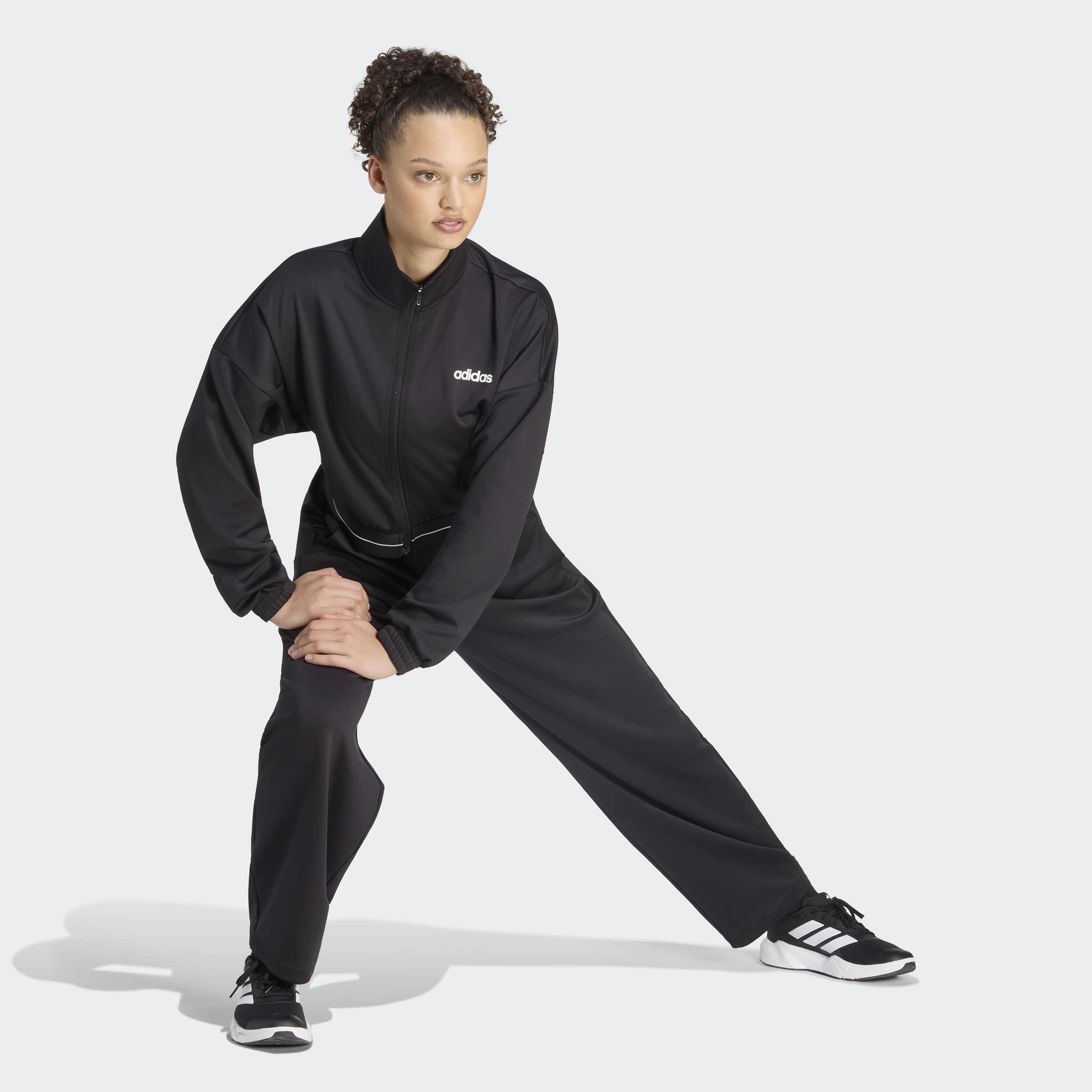 Hyperglam Cropped Track Top, Black, A701_ONE, large image number 4