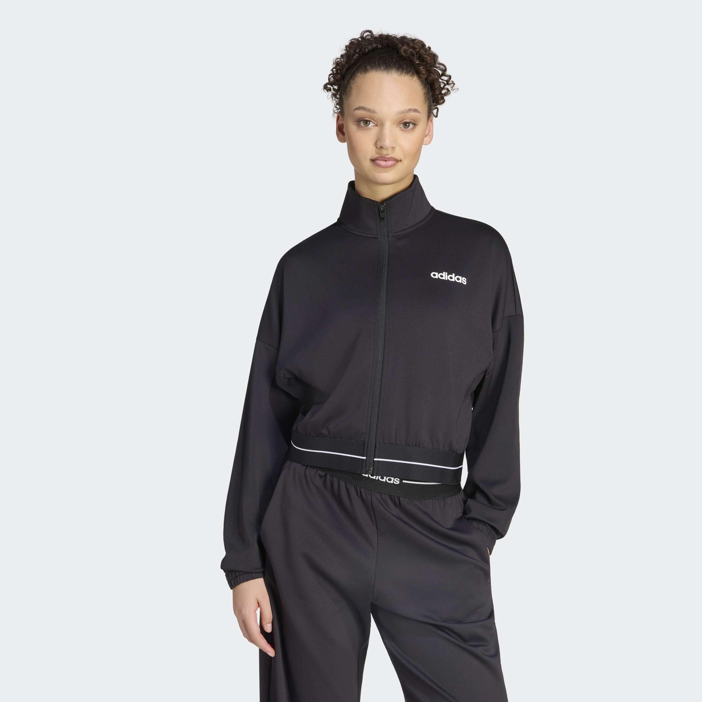 Hyperglam Cropped Track Top, Black, A701_ONE, large image number 5