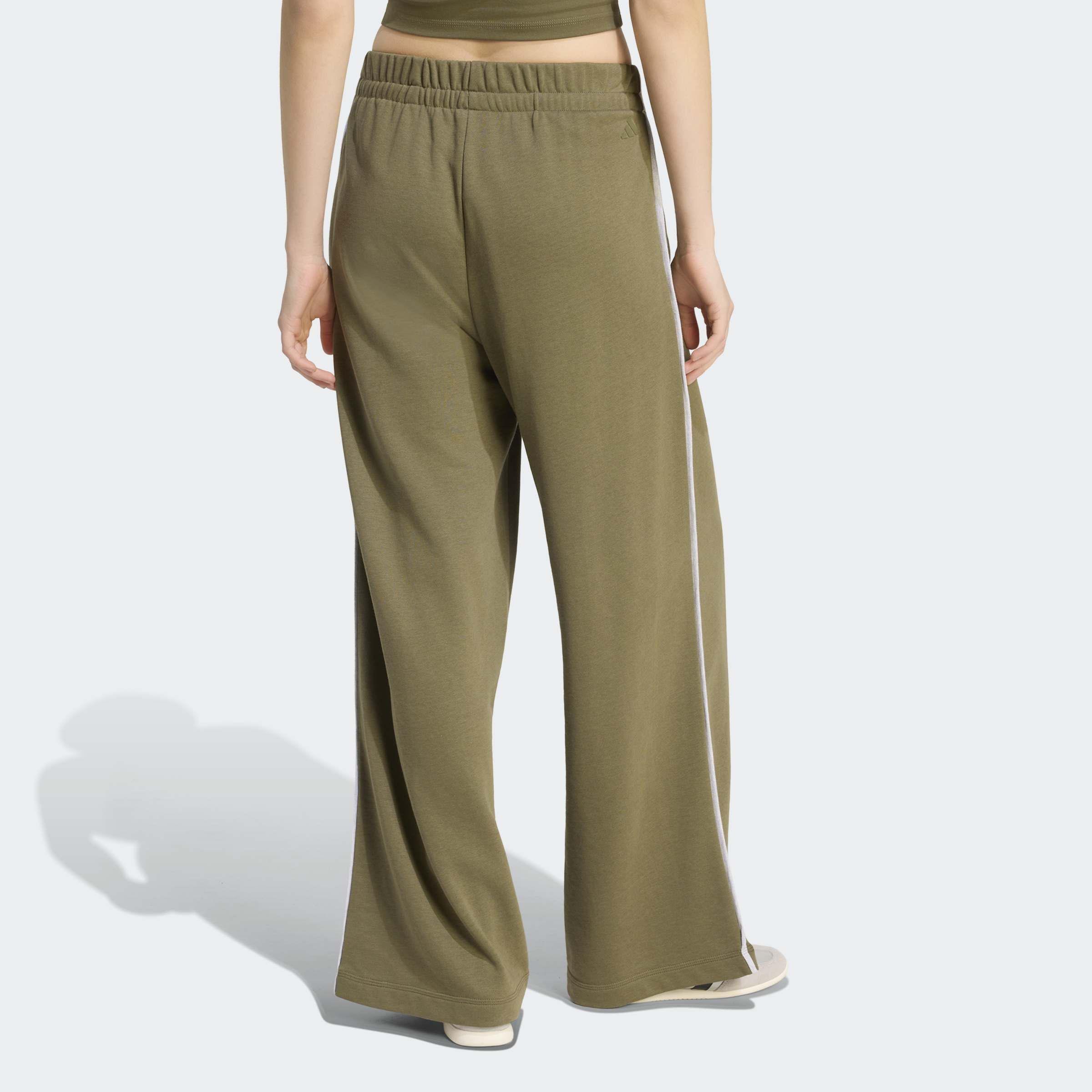 Seasonal Essentials Colourpop Joggers with Embroidered Graphic, Green