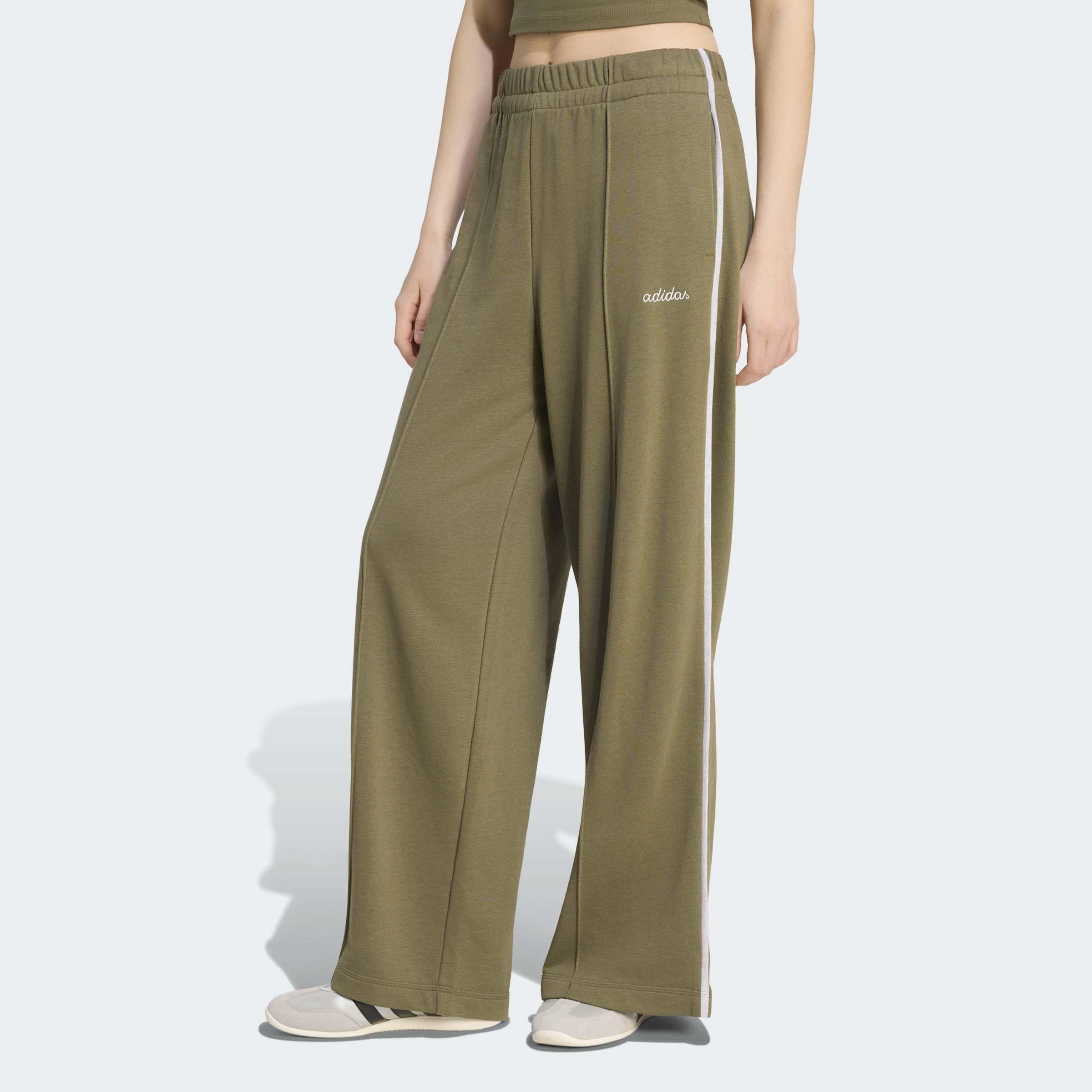 Seasonal Essentials Colourpop Joggers with Embroidered Graphic, Green, A701_ONE, large image number 4