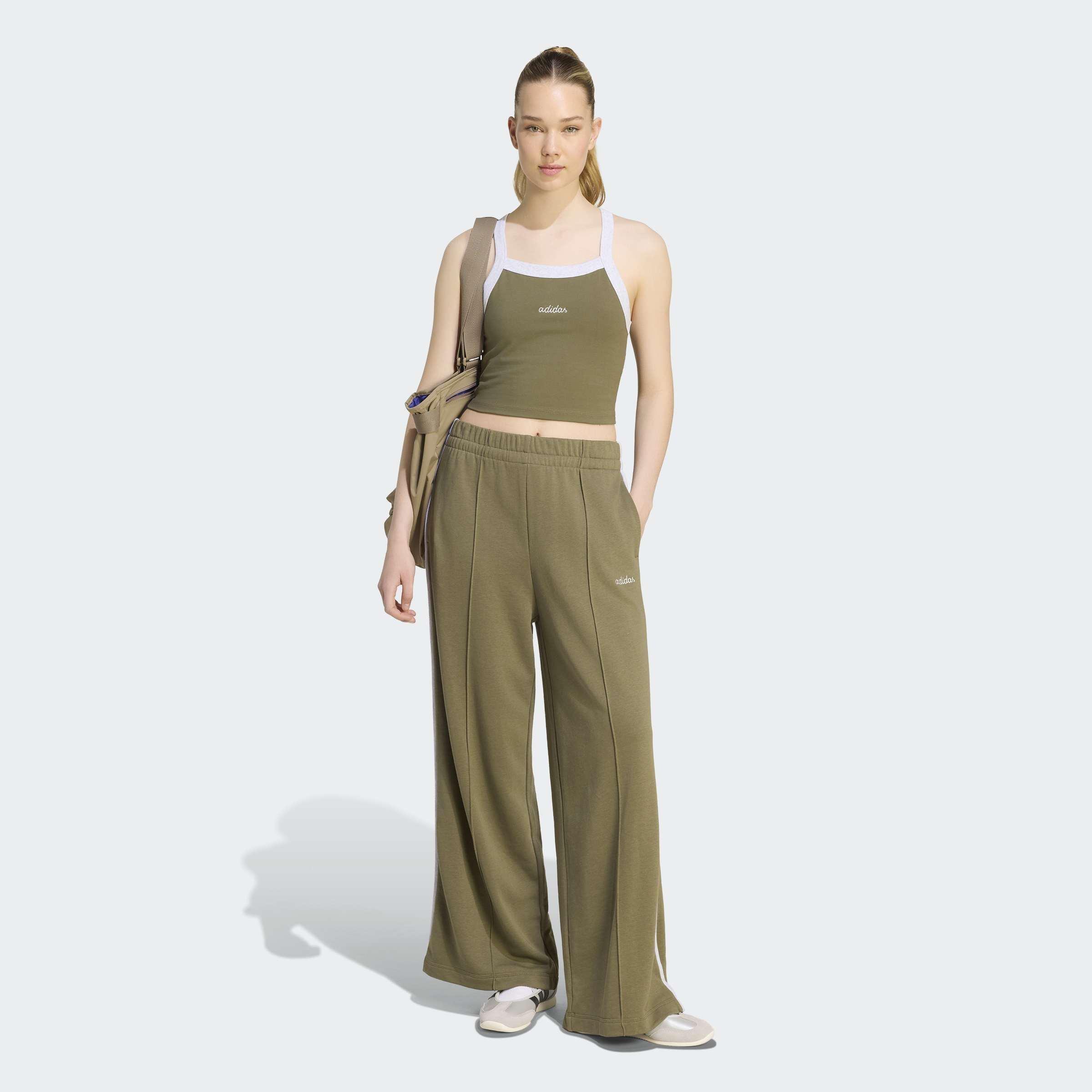 Seasonal Essentials Colourpop Joggers with Embroidered Graphic, Green, A701_ONE, large image number 5