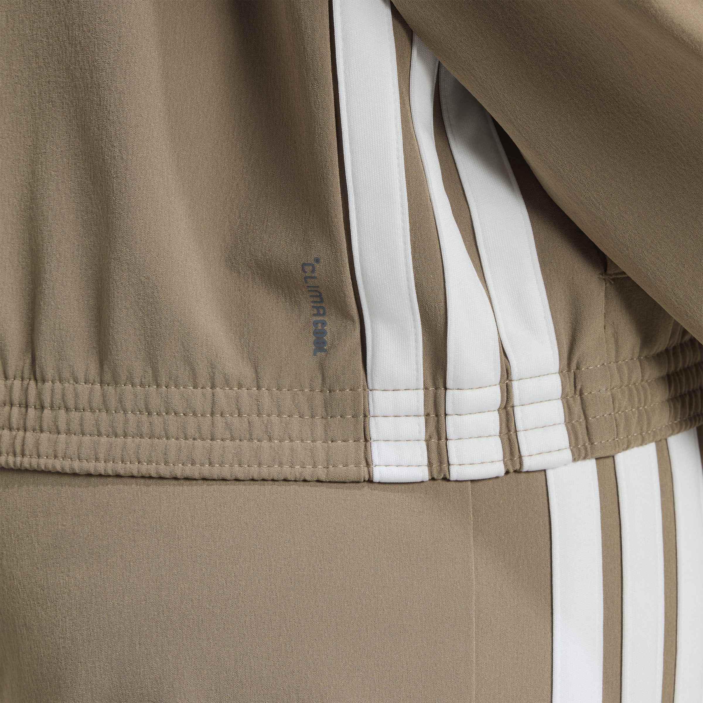 Train Essentials 3-Stripes Woven Warm-Up Jacket, Beige, A701_ONE, large image number 3