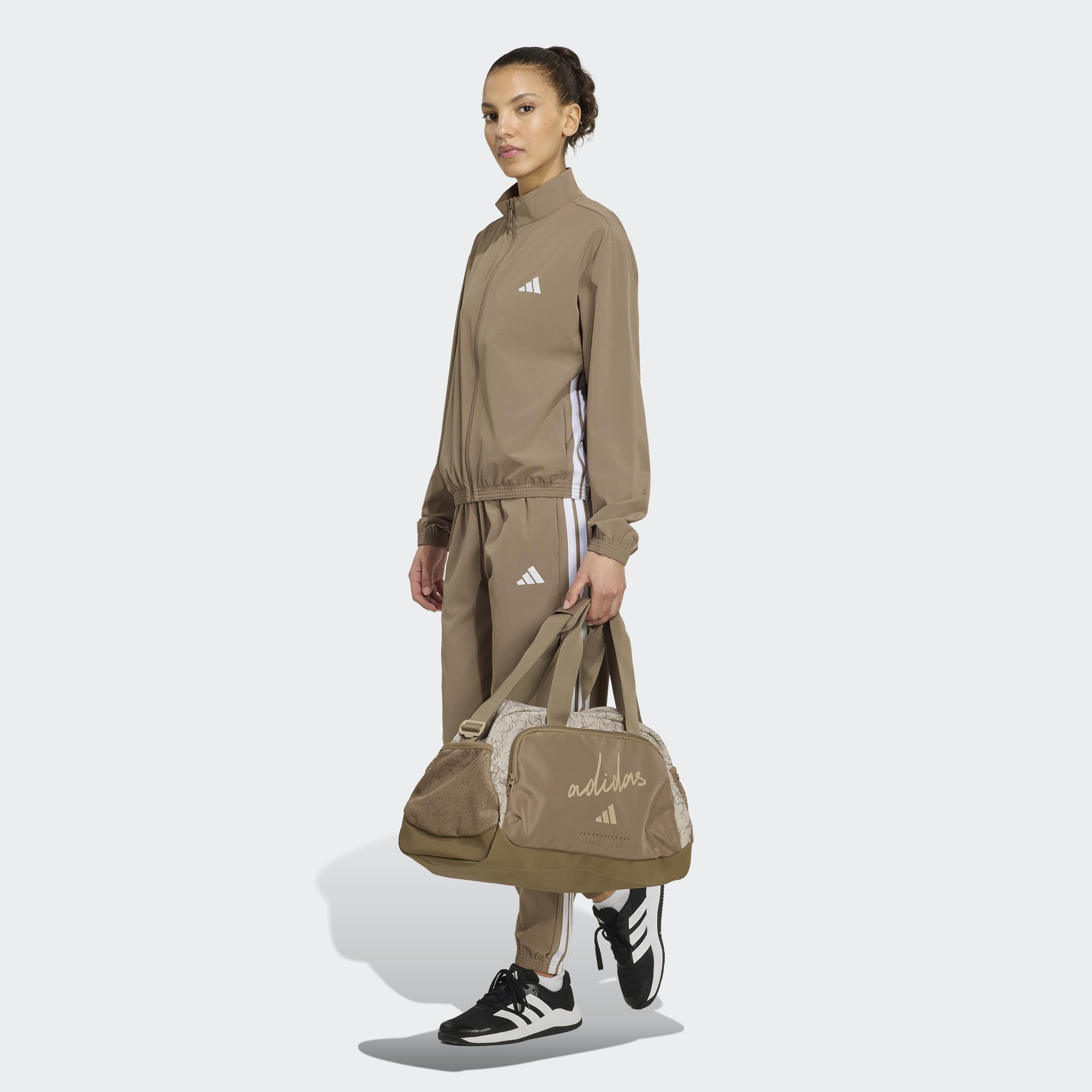 Train Essentials 3-Stripes Woven Warm-Up Jacket, Beige, A701_ONE, large image number 5