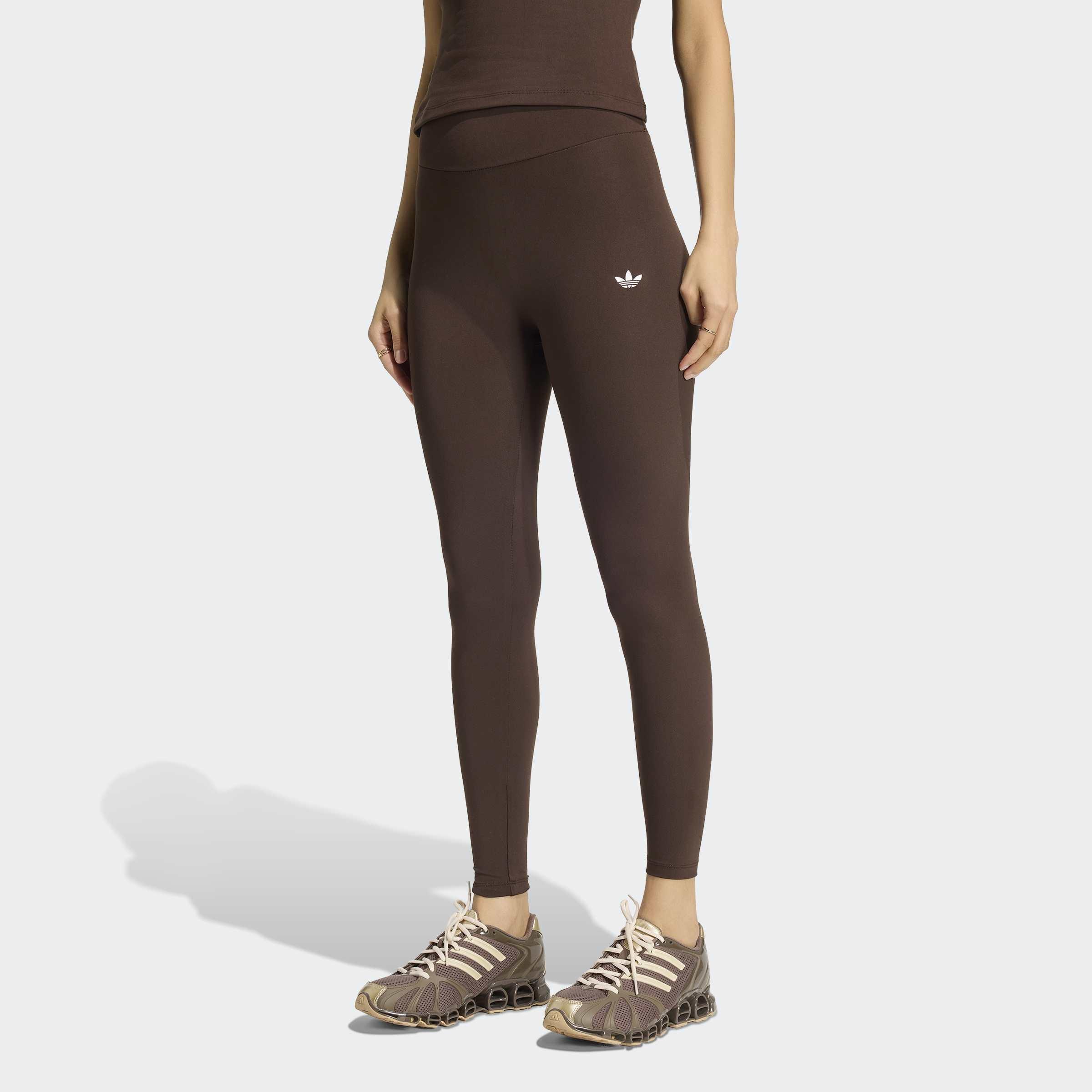 Essentials Polyester Leggings, Brown, A701_ONE, large image number 4