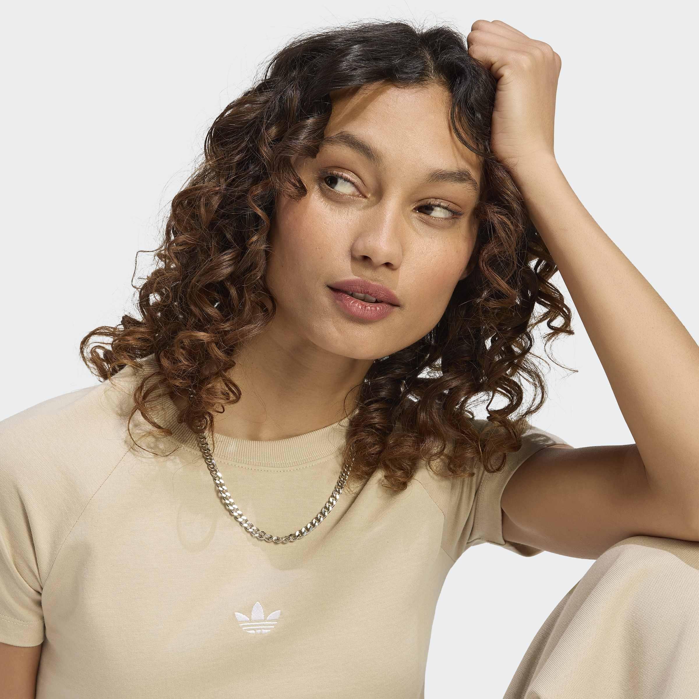 Essentials Slim T-Shirt, Beige, A701_ONE, large image number 2