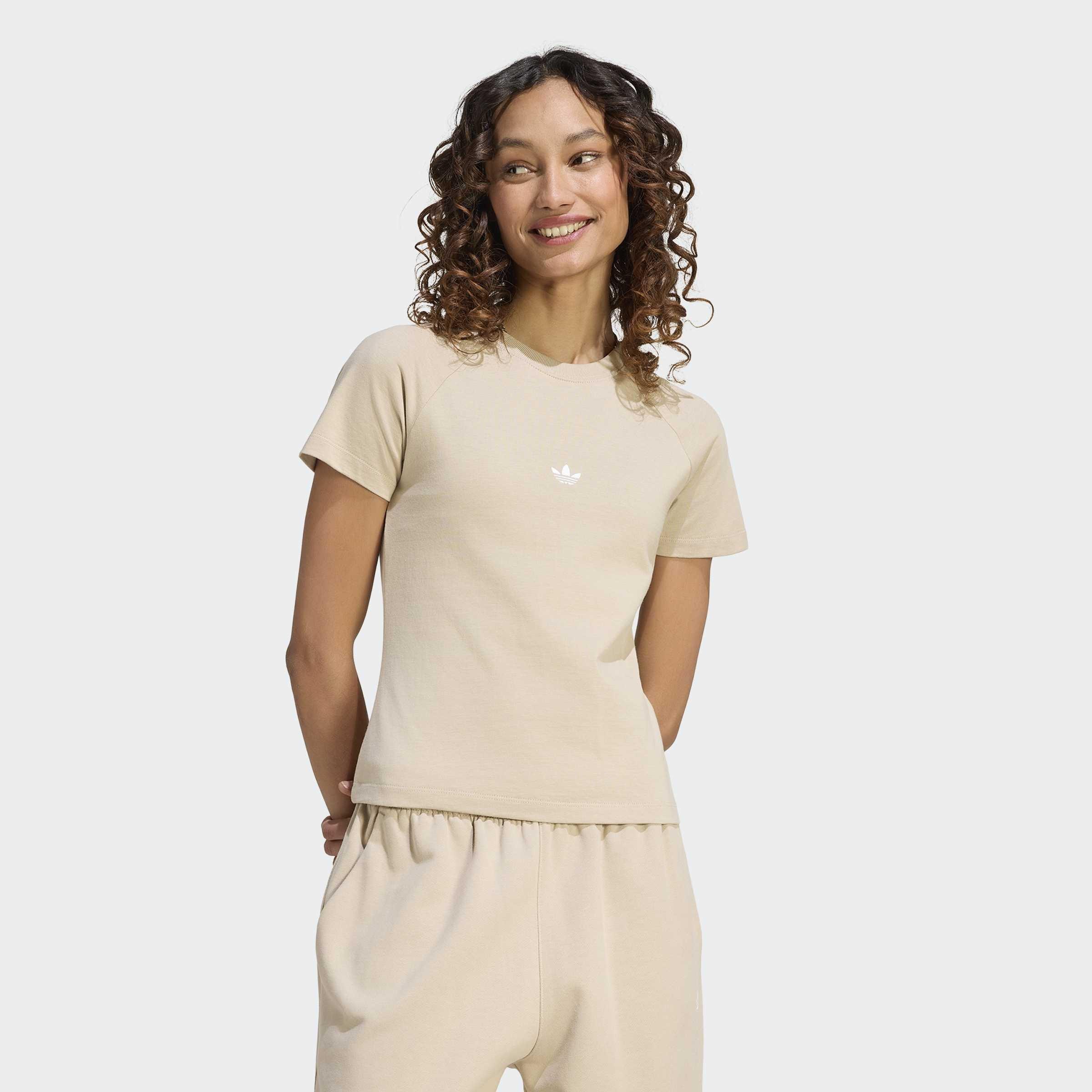 Essentials Slim T-Shirt, Beige, A701_ONE, large image number 4
