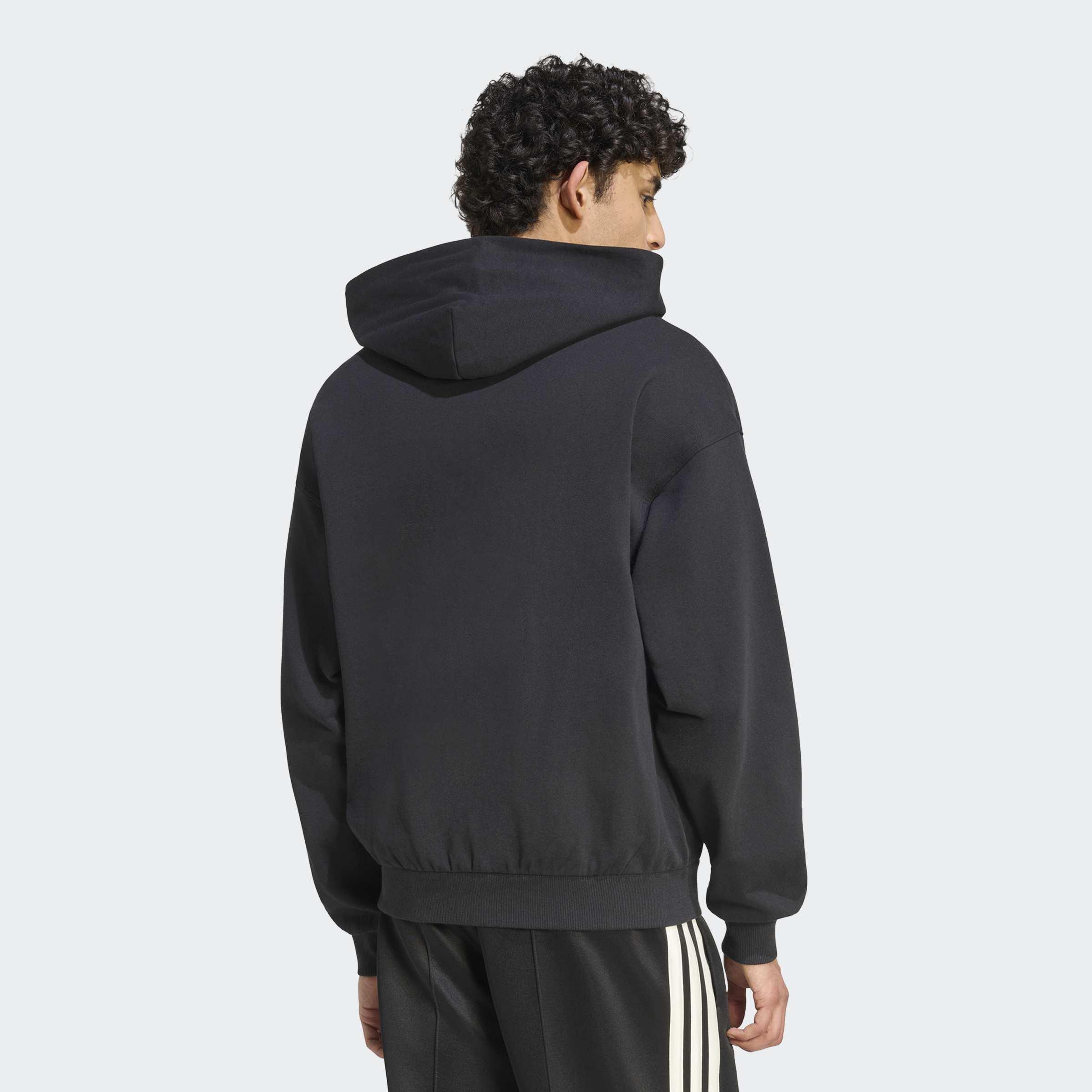 adidas Kit Small Logo Full-Zip Hoodie, Black, A701_ONE, large image number 1