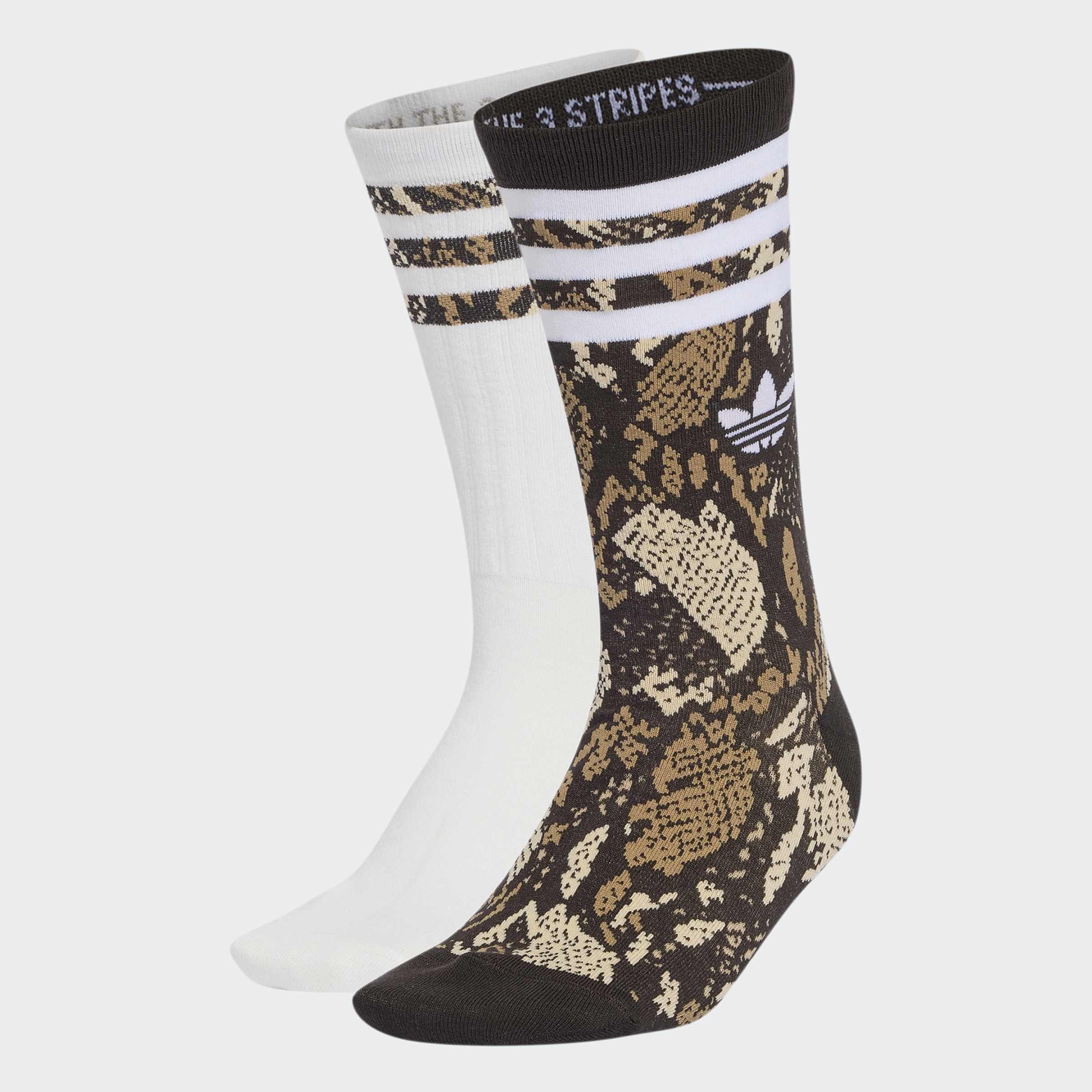 Snake Graphic Crew Socks 2 Pairs, Multicolour, A701_ONE, large image number 3