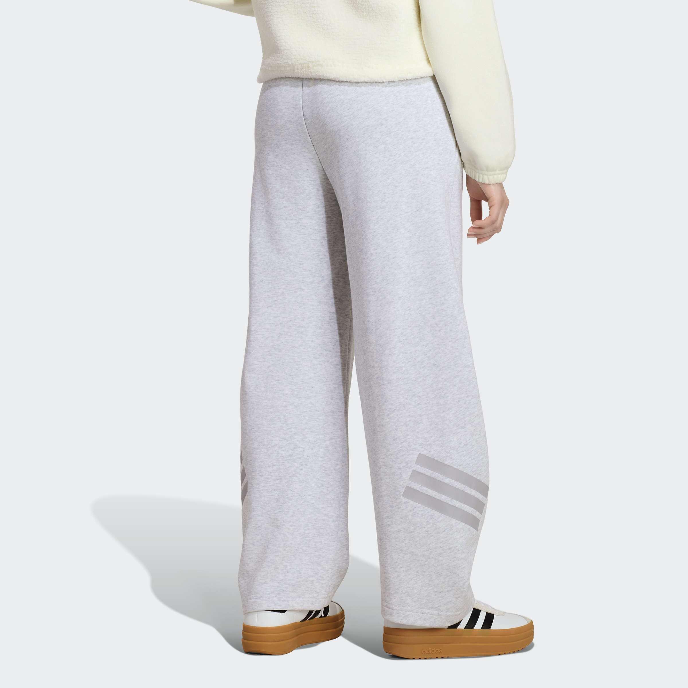 Kids Future Icons 3 Stripes Barrel Joggers Lgh, Grey
