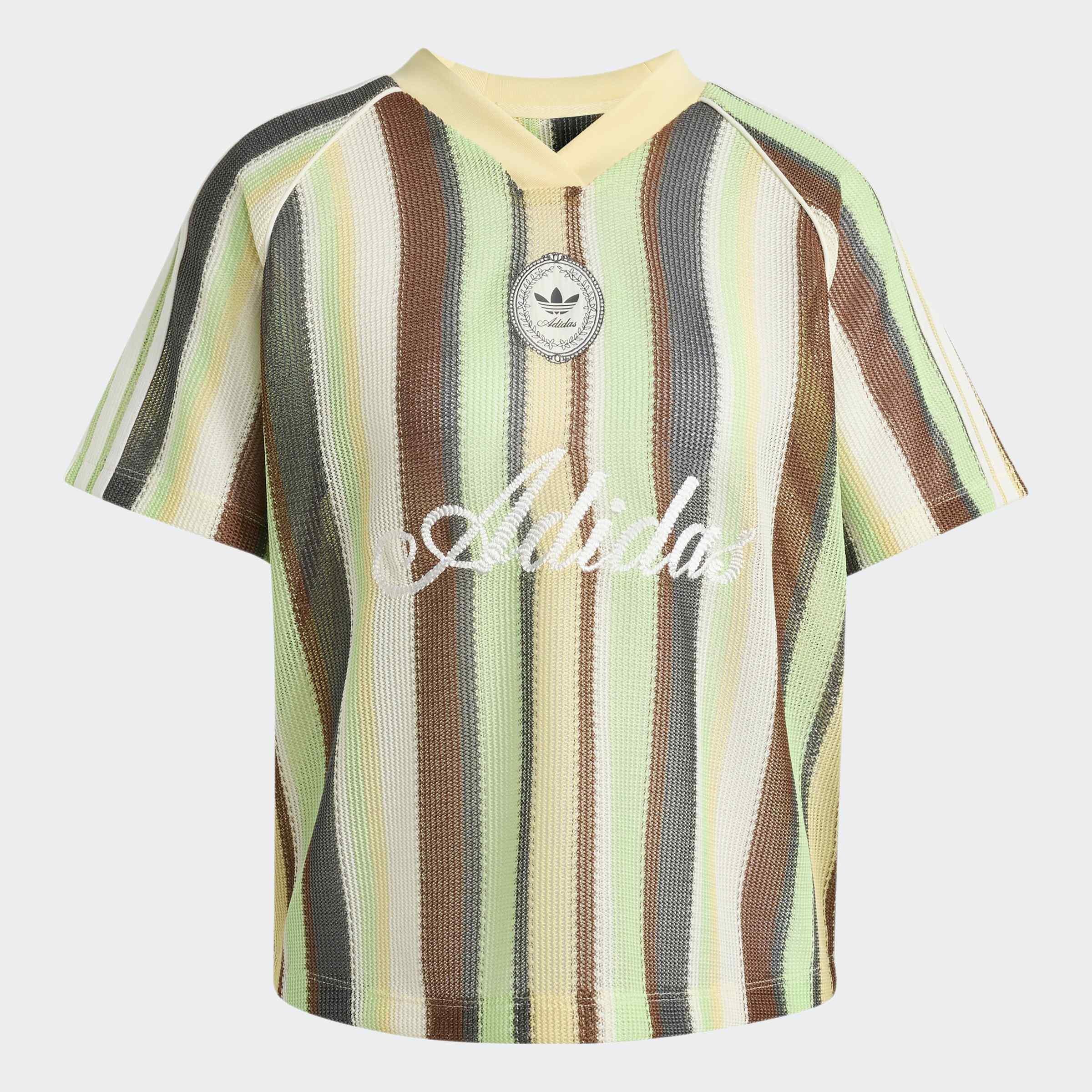 adidas Originals Summer Glow Knitted Oversized Jersey, Yellow