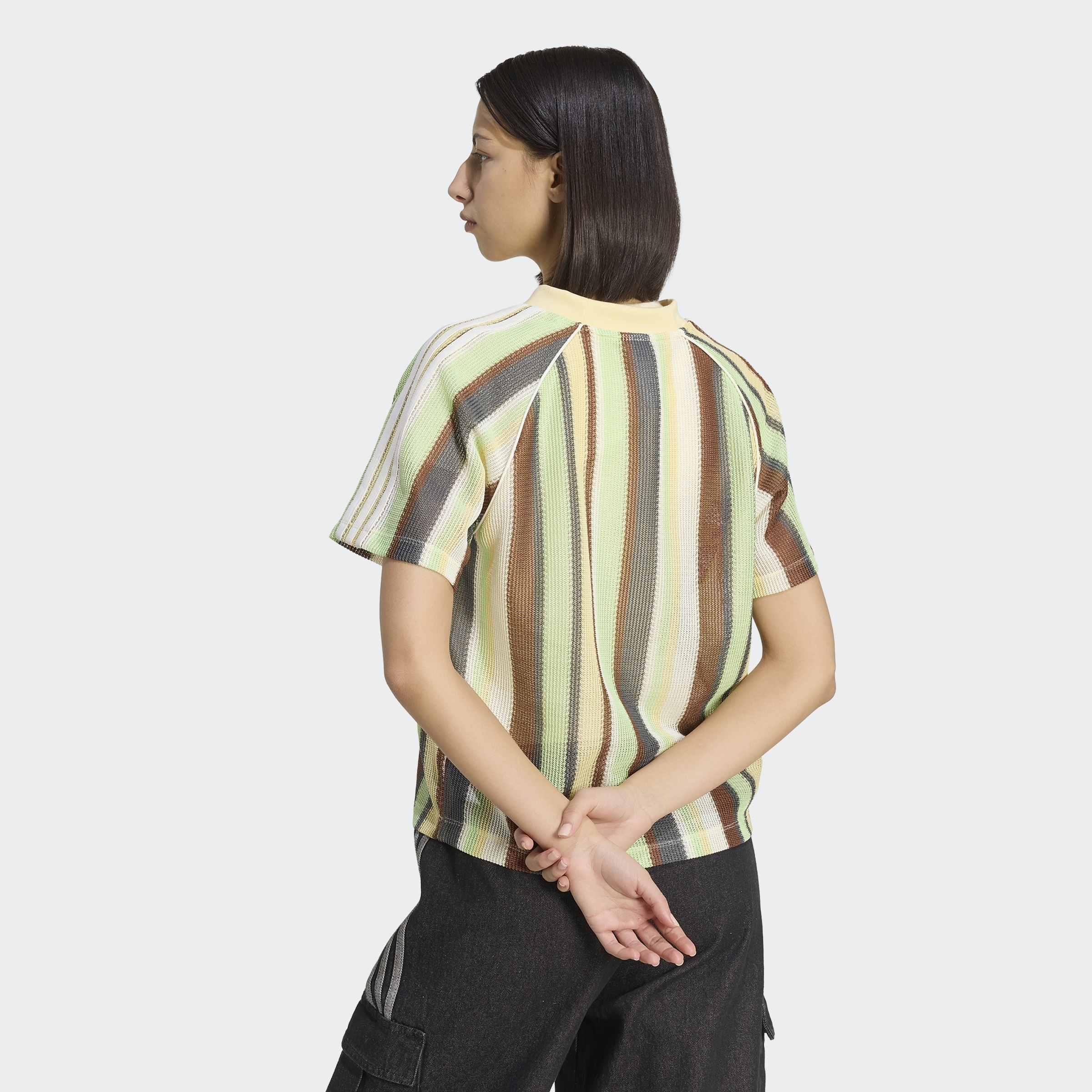 adidas Originals Summer Glow Knitted Oversized Jersey, Yellow