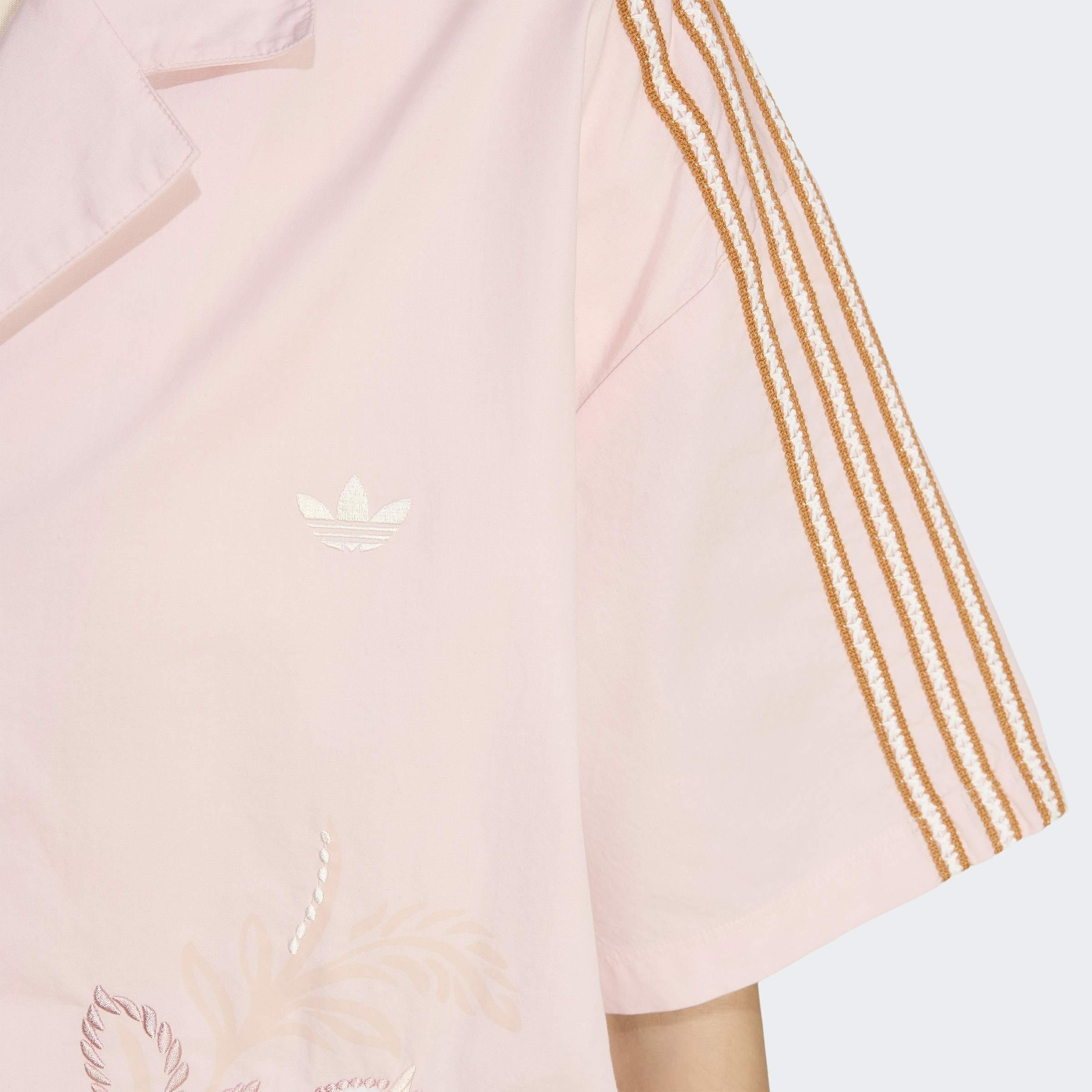adidas Originals Summer Glow Resort Shirt, Pink, A701_ONE, large image number 2