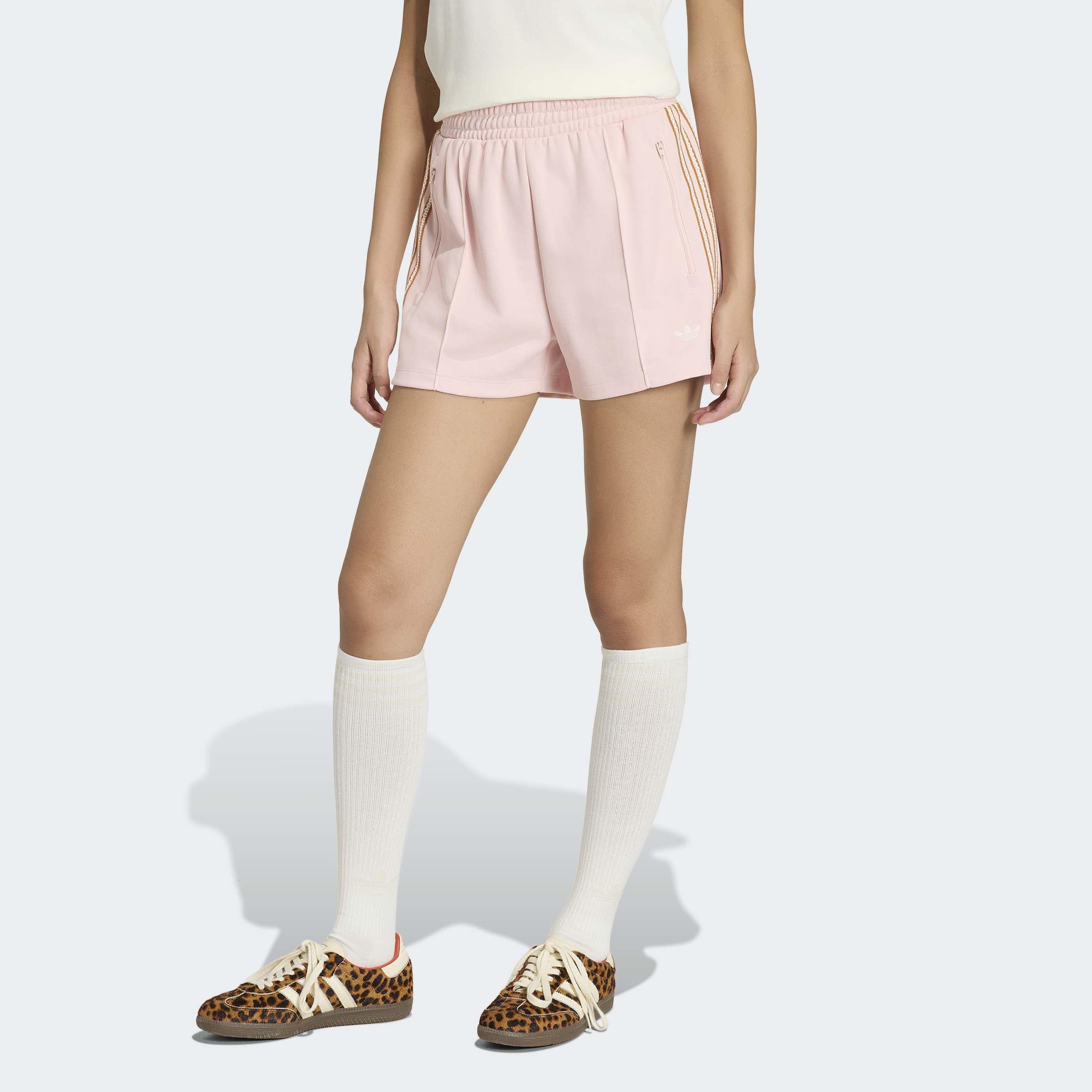 Adidas Originals Summer Glow Shorts, Pink, A701_ONE, large image number 3