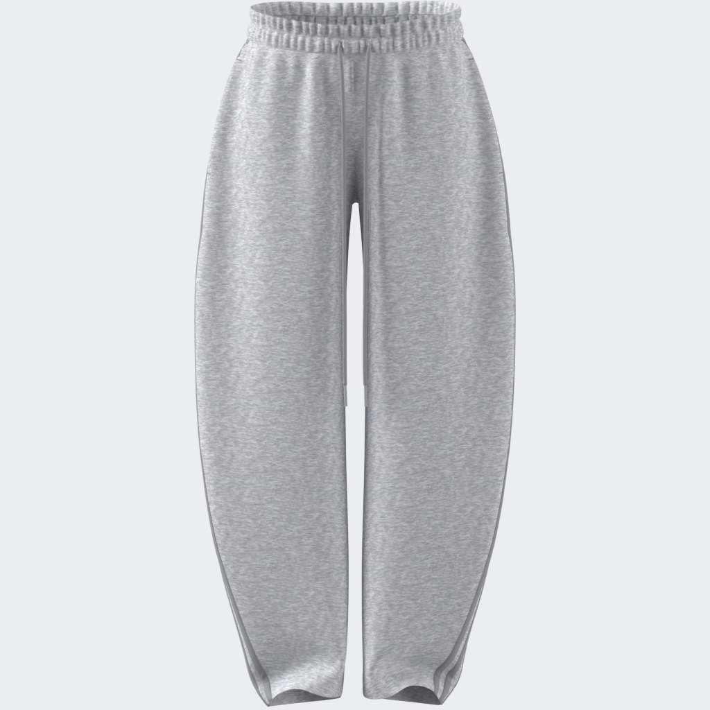 Barrel Leg Tracksuit Bottoms, Grey