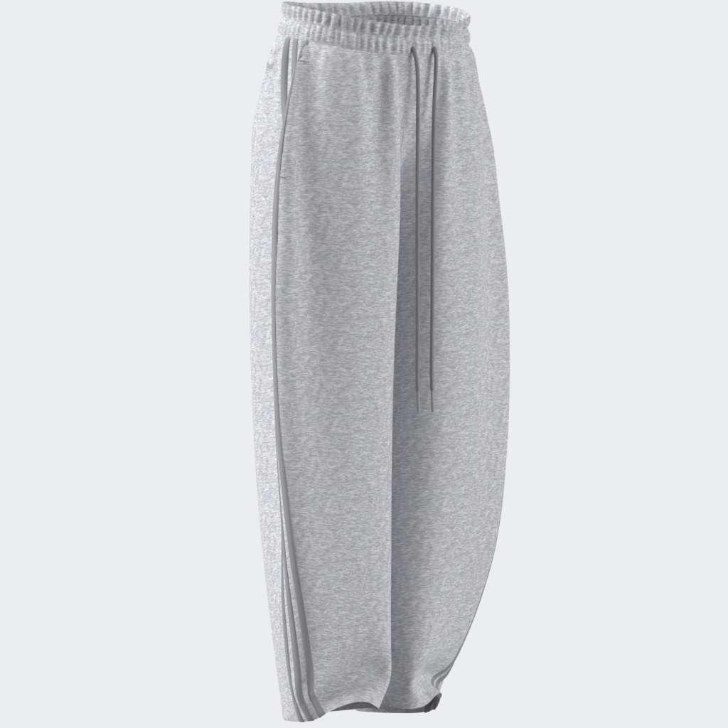Barrel Leg Tracksuit Bottoms, Grey, A701_ONE, large image number 2