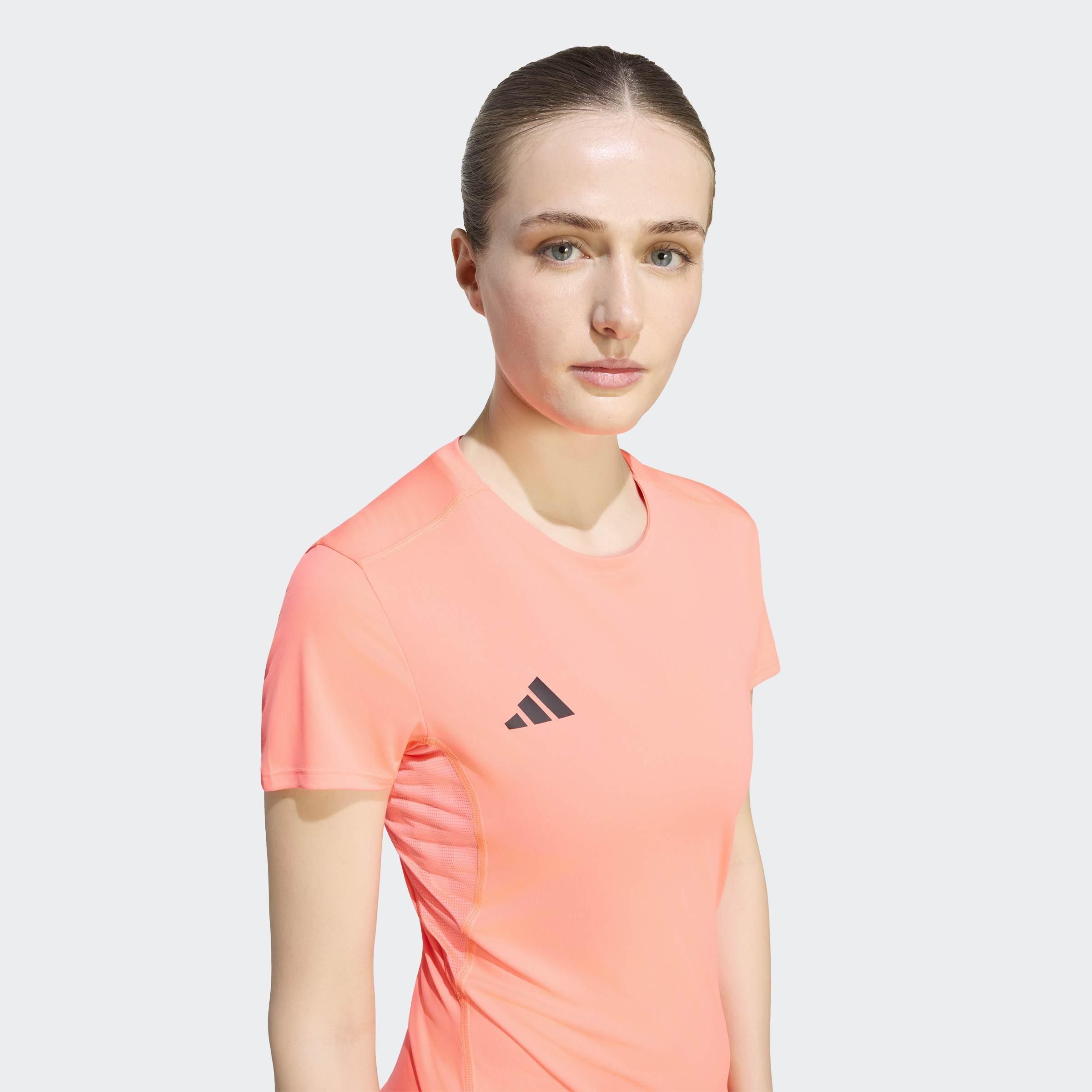 Adizero Essentials Running T-Shirt, Pink, A701_ONE, large image number 2