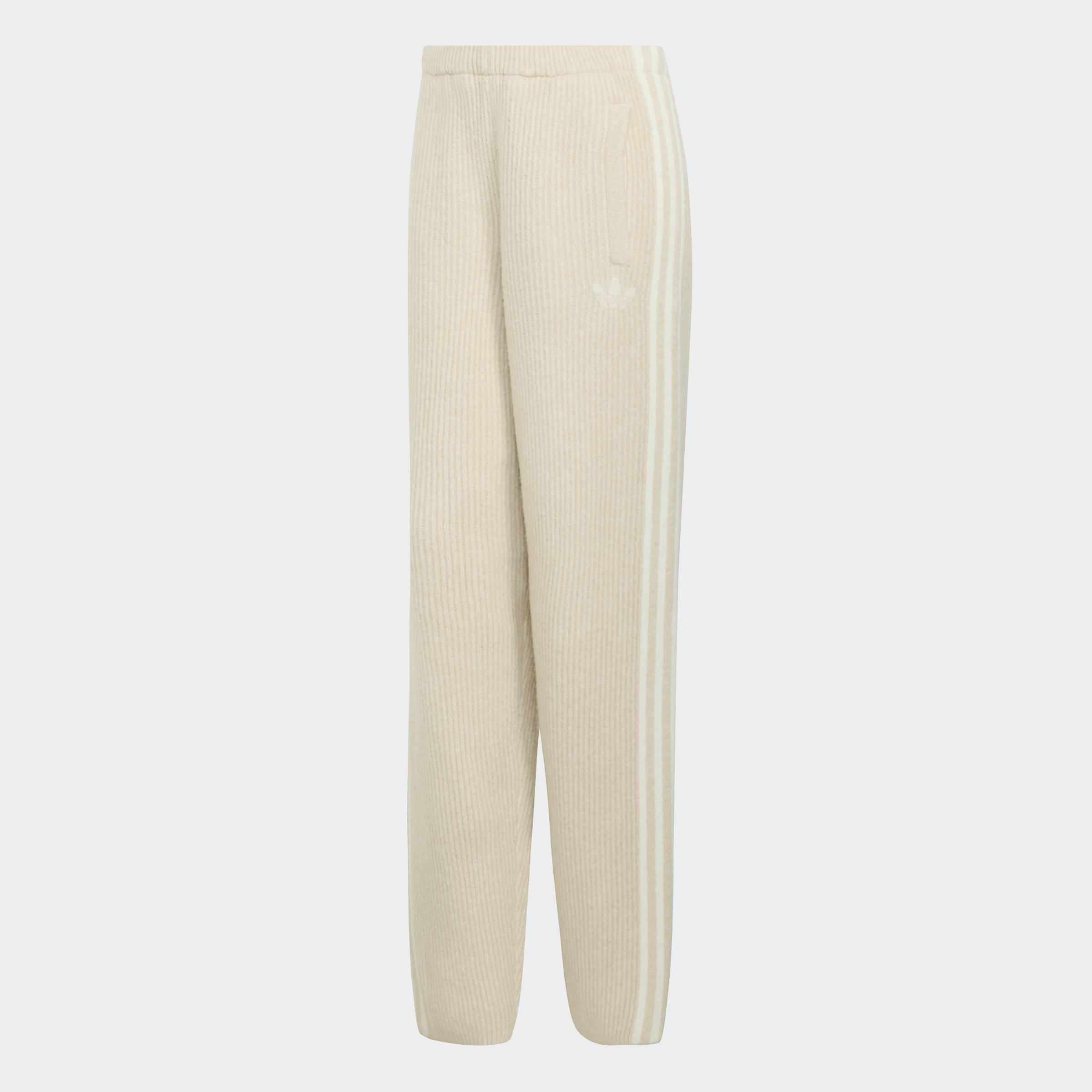 adidas Originals By Jennie Knitted Losse Joggers, Beige, A701_ONE, large image number 0