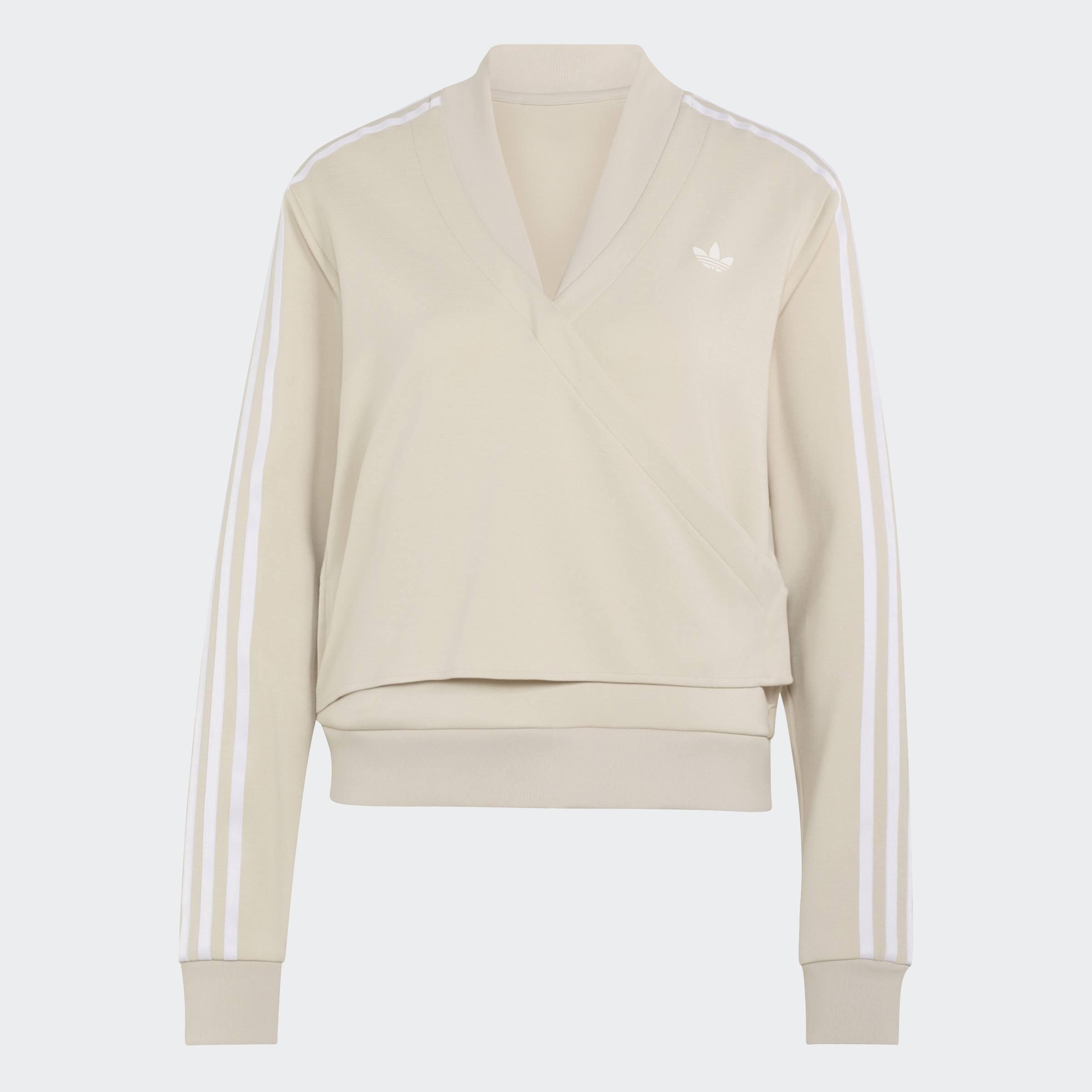 Adiluna Season 2 Wrap Around Sstr Track Top, Beige