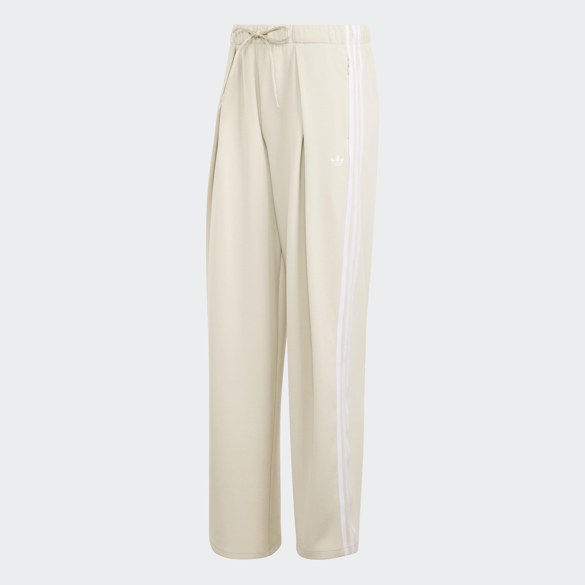 Adiluna Season 2 X Jennie Pleated Track Tracksuit Bottoms, Beige
