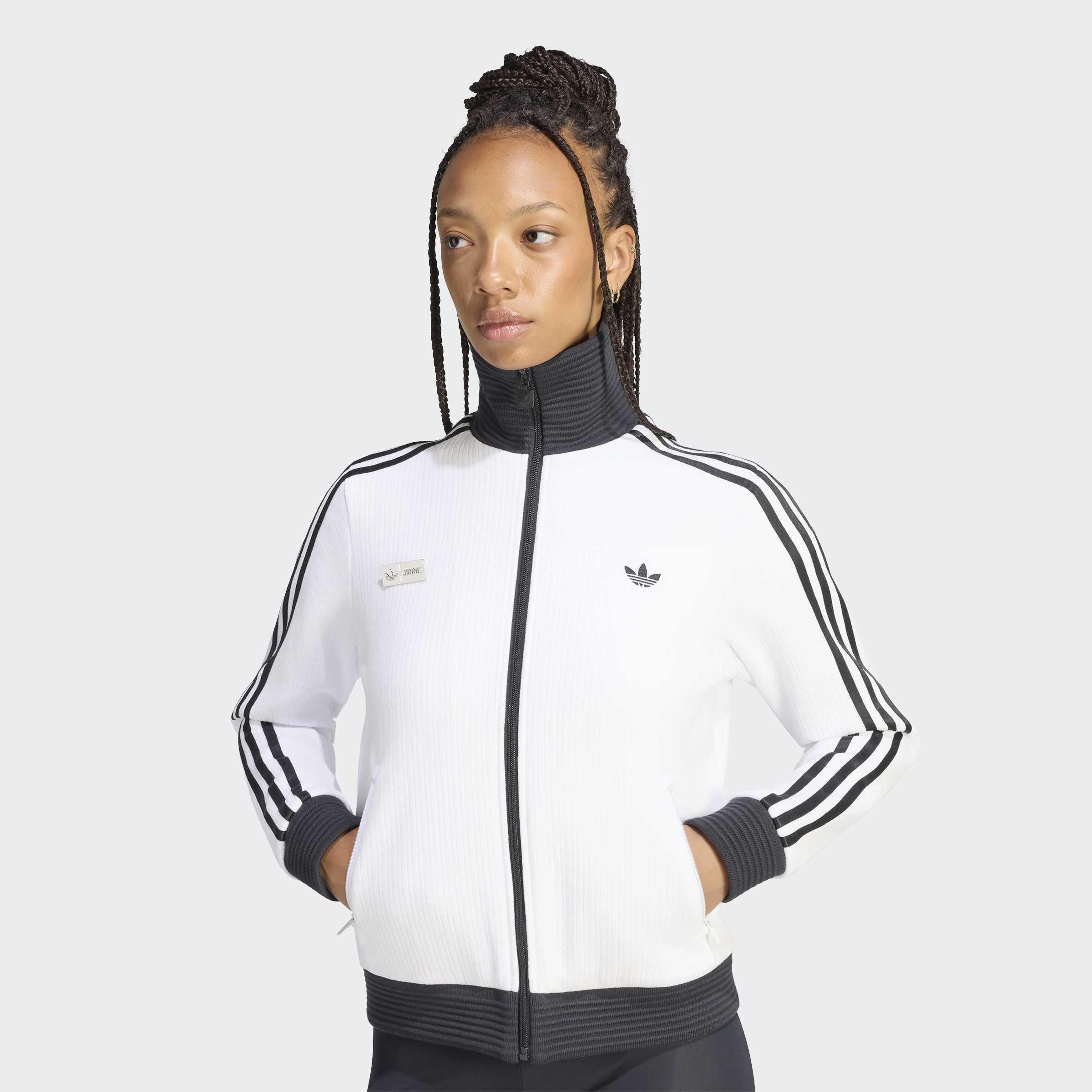 Adiluna Season 2 X Jennie Fan OG Track Top, White, A701_ONE, large image number 3