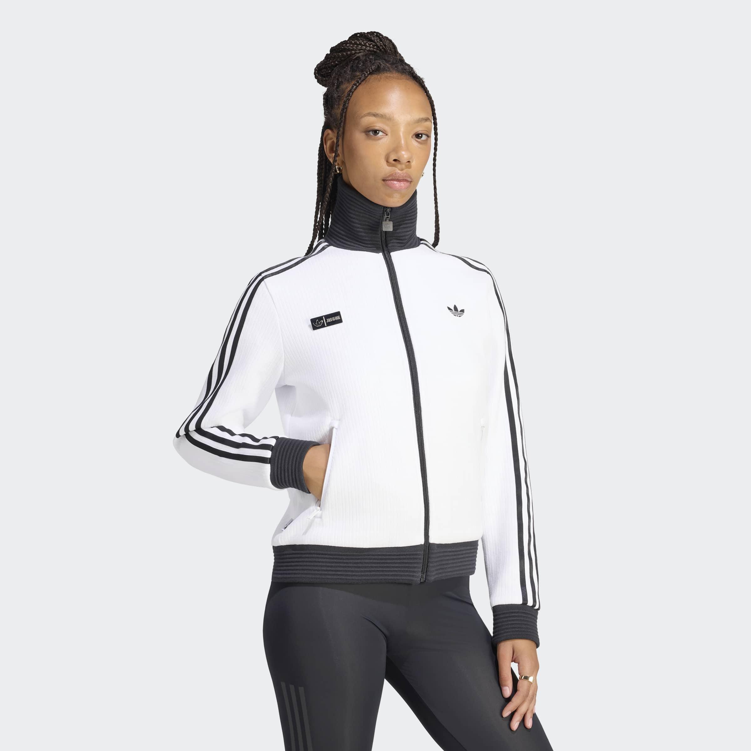 Adiluna Season 2 X Jennie Fan OG Track Top, White, A701_ONE, large image number 4