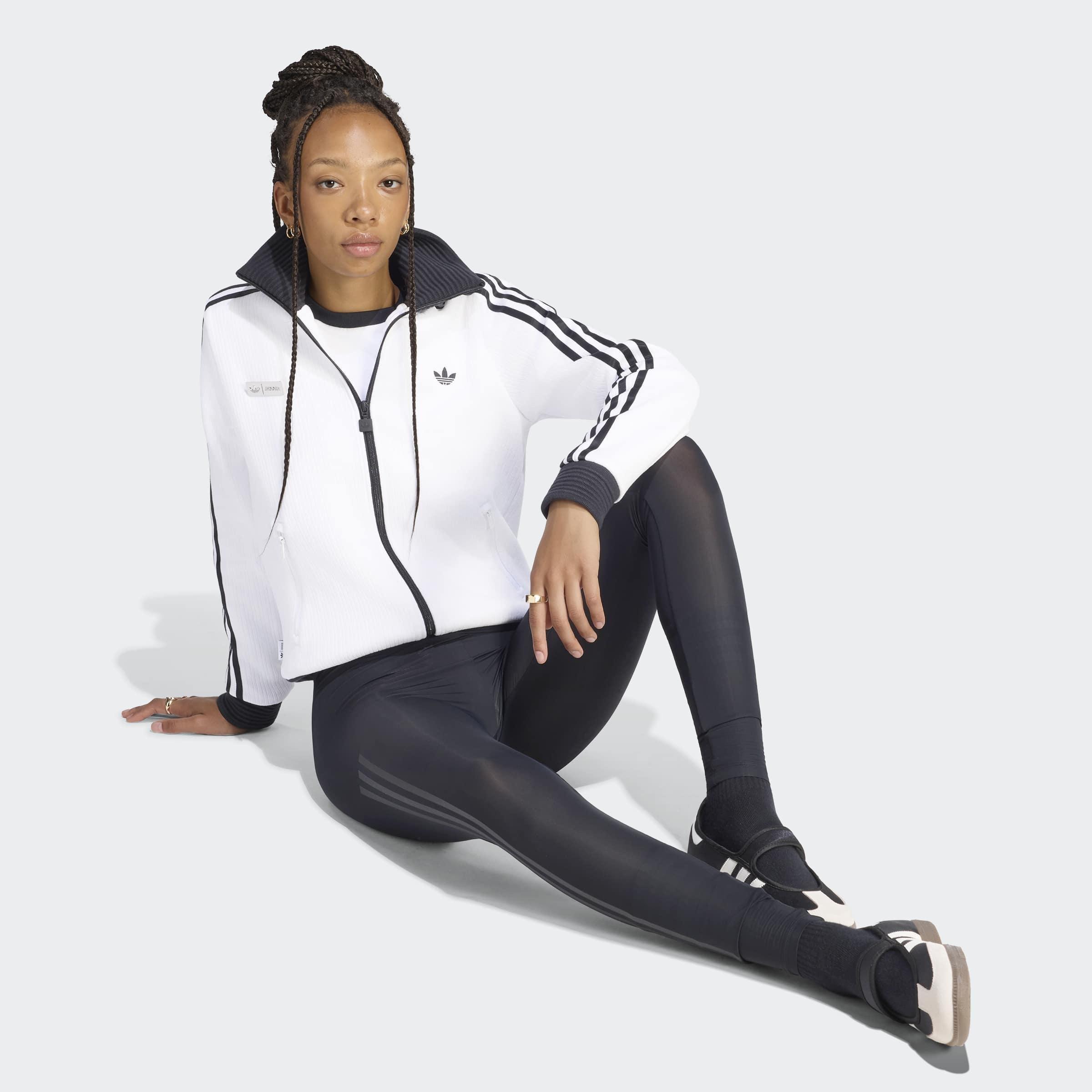 Adiluna Season 2 X Jennie Fan OG Track Top, White, A701_ONE, large image number 5