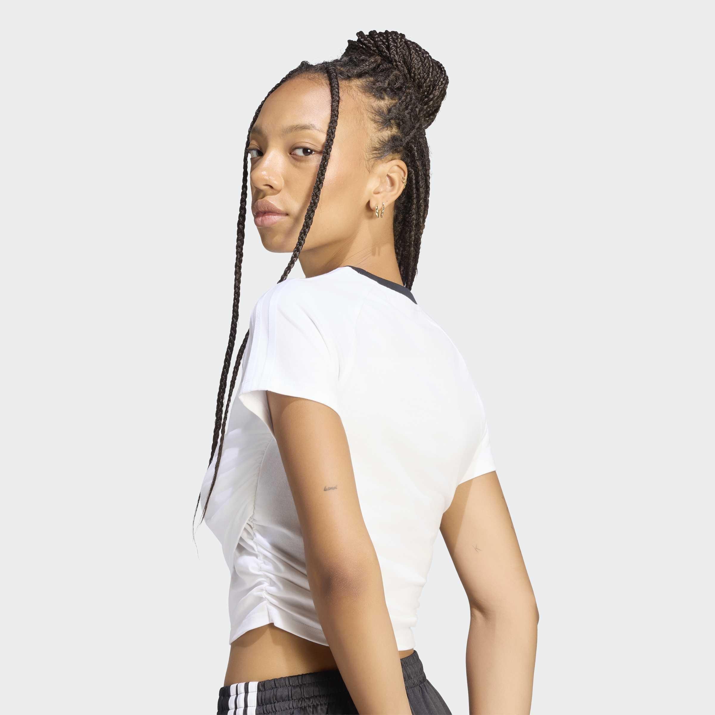 Adiluna Season 2 X Jennie Layered T-Shirt, White, A701_ONE, large image number 2