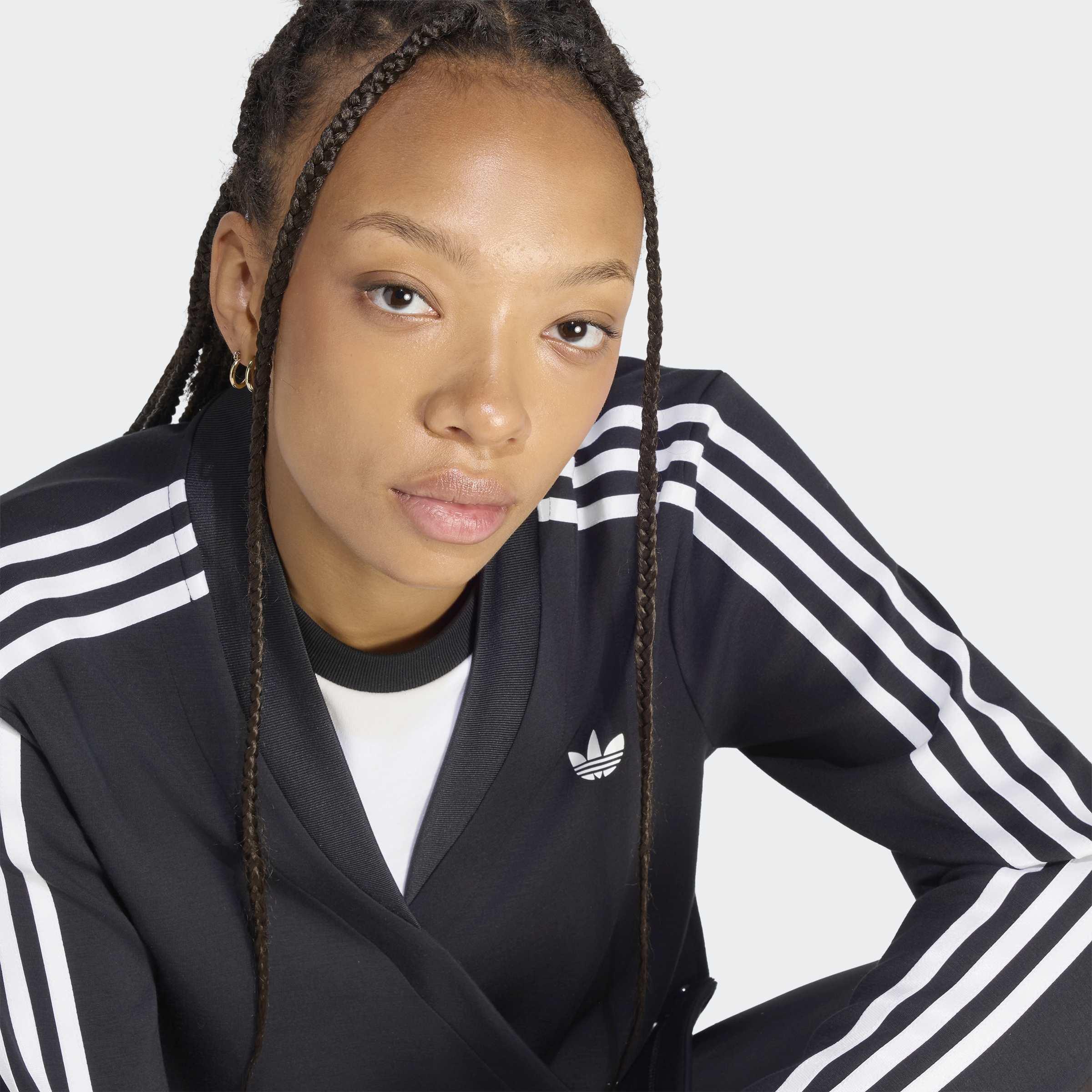 Adiluna Season 2 Wrap Around Sstr Track Top, Black, A701_ONE, large image number 2