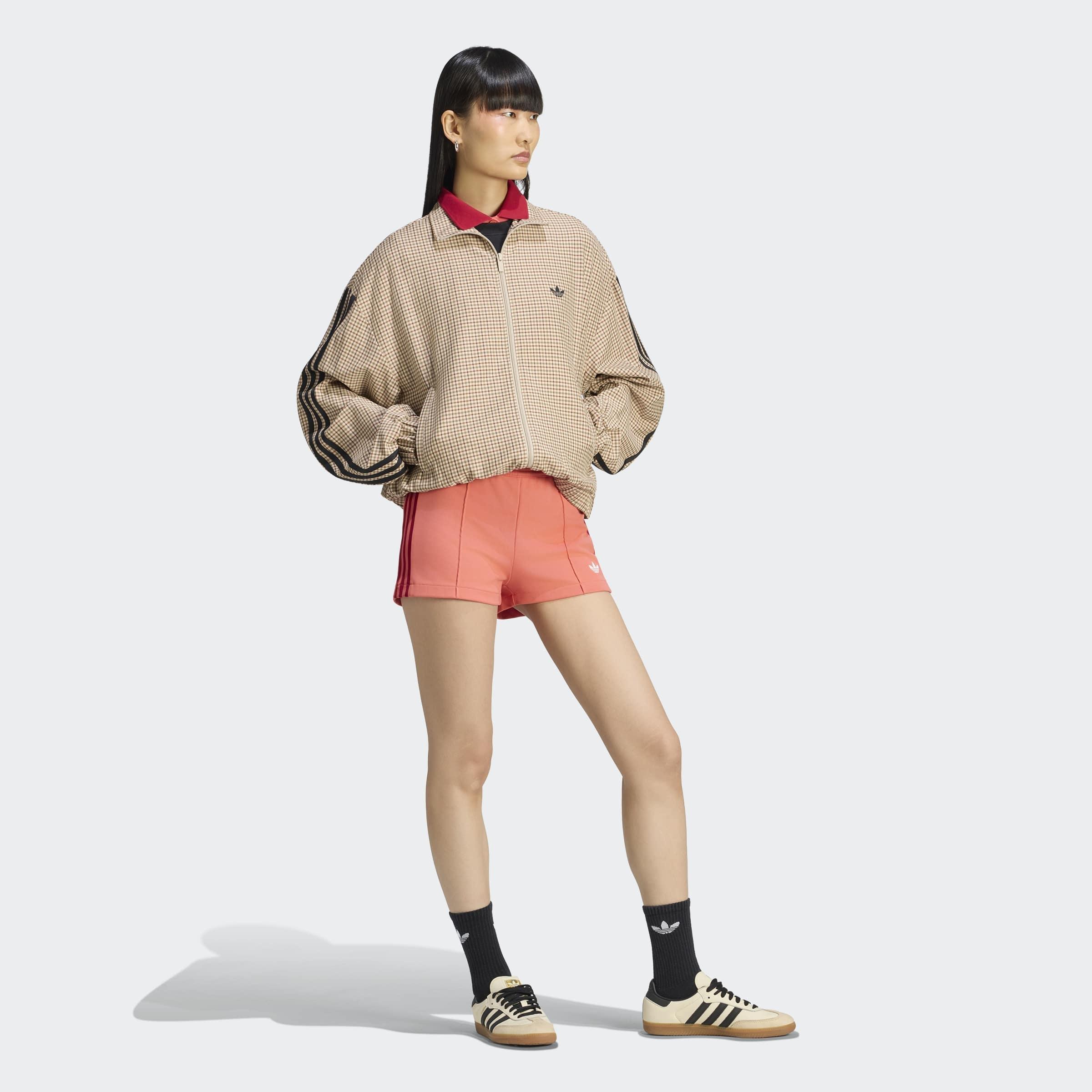 Checks Track Top, Beige, A701_ONE, large image number 4