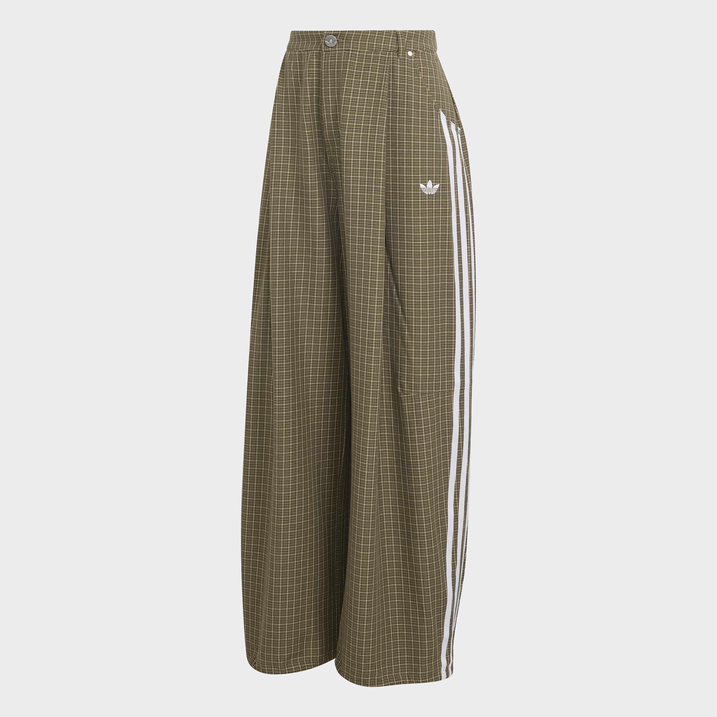 Checks Trouser Losse Trousers, Green, A701_ONE, large image number 0