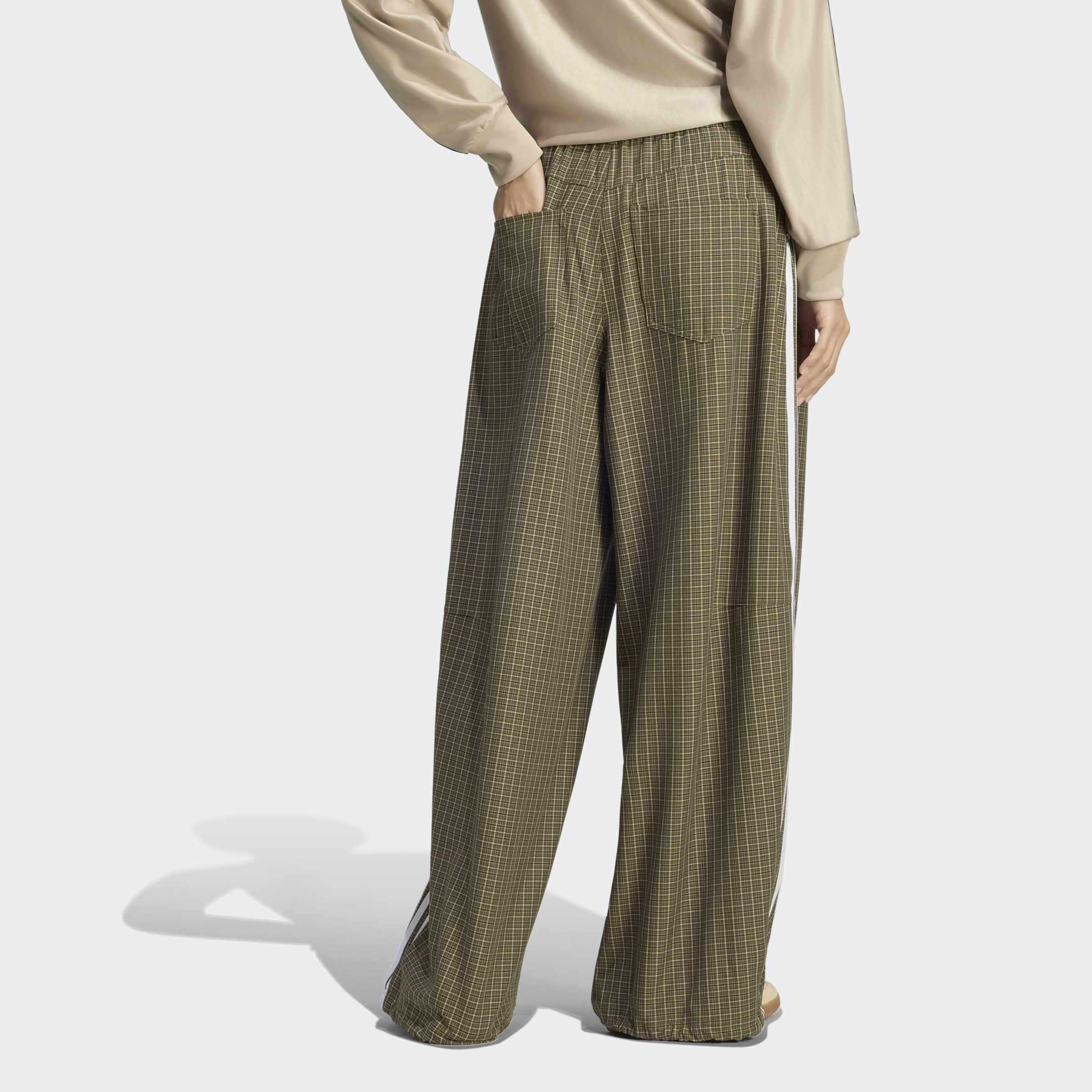 Checks Trouser Losse Trousers, Green, A701_ONE, large image number 1