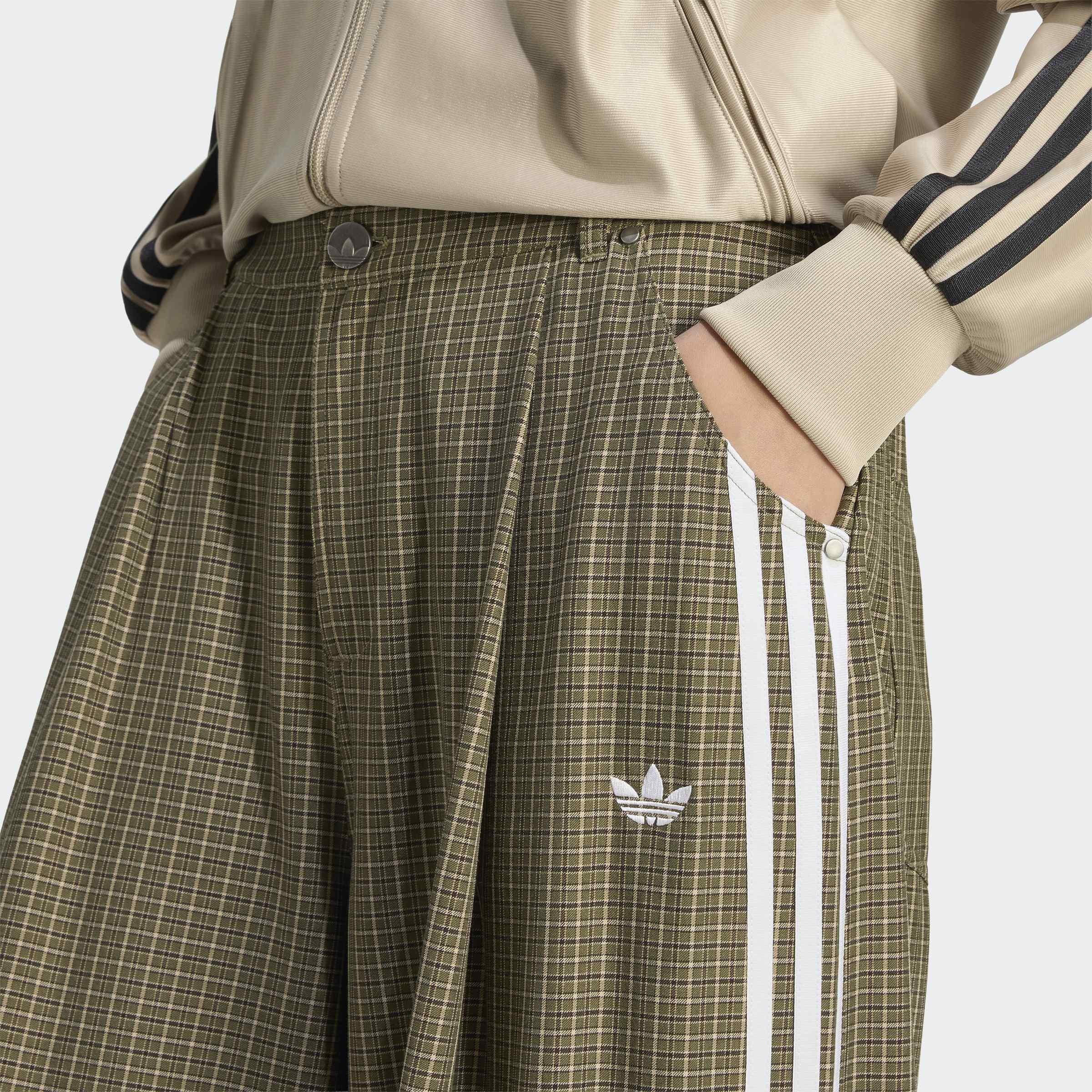 Checks Trouser Losse Trousers, Green, A701_ONE, large image number 2