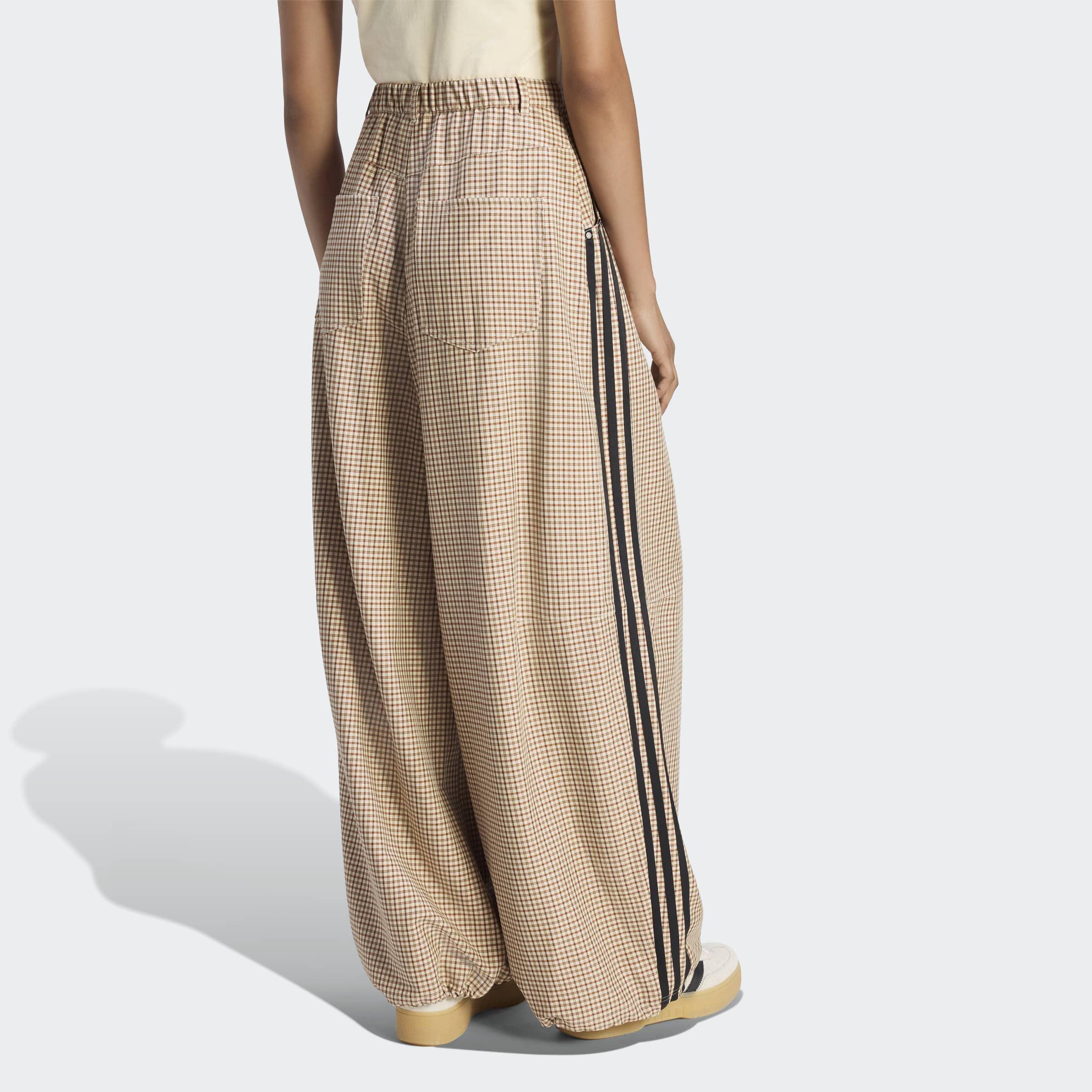 Checks Trouser Losse Trousers, Beige, A701_ONE, large image number 1