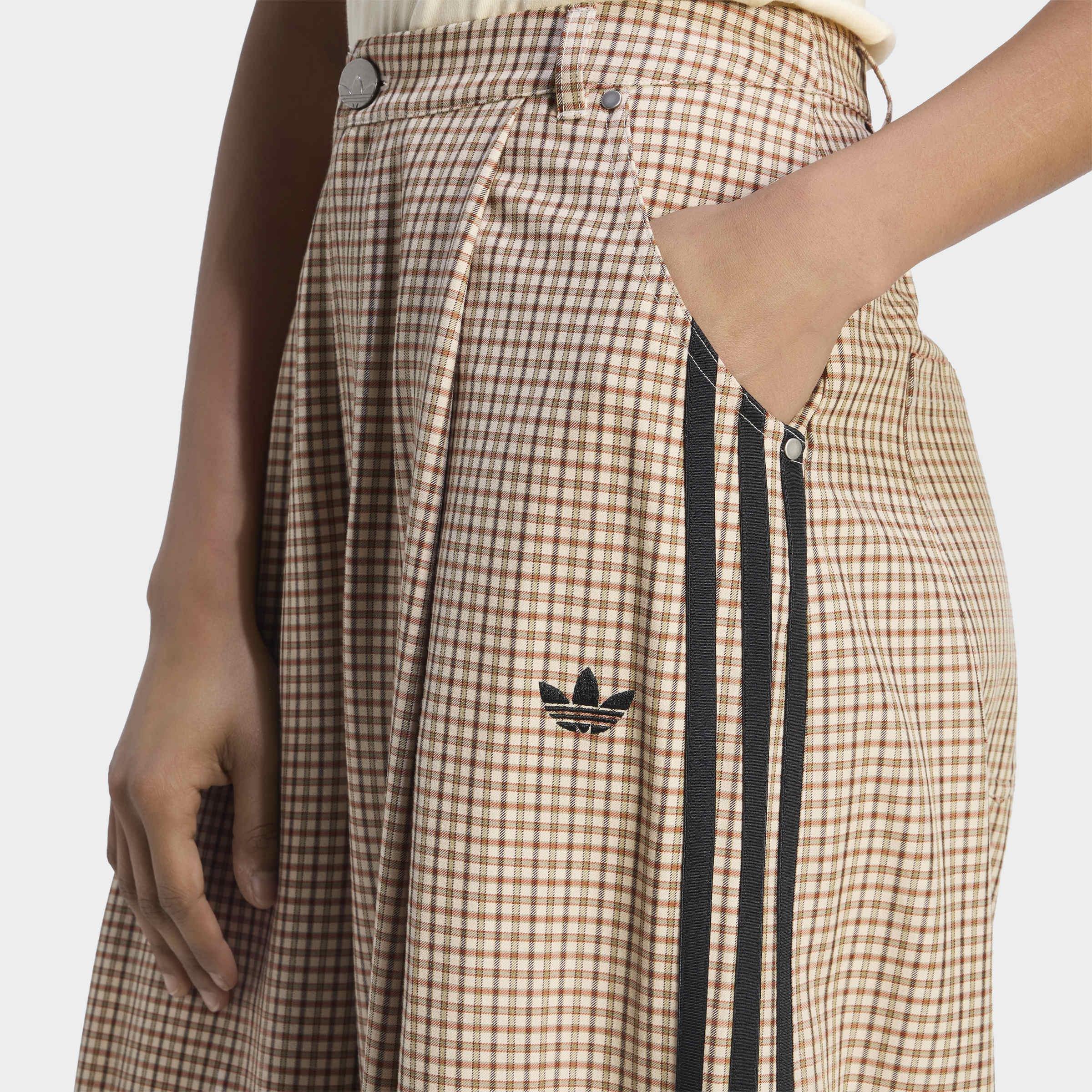 Checks Trouser Losse Trousers, Beige, A701_ONE, large image number 2