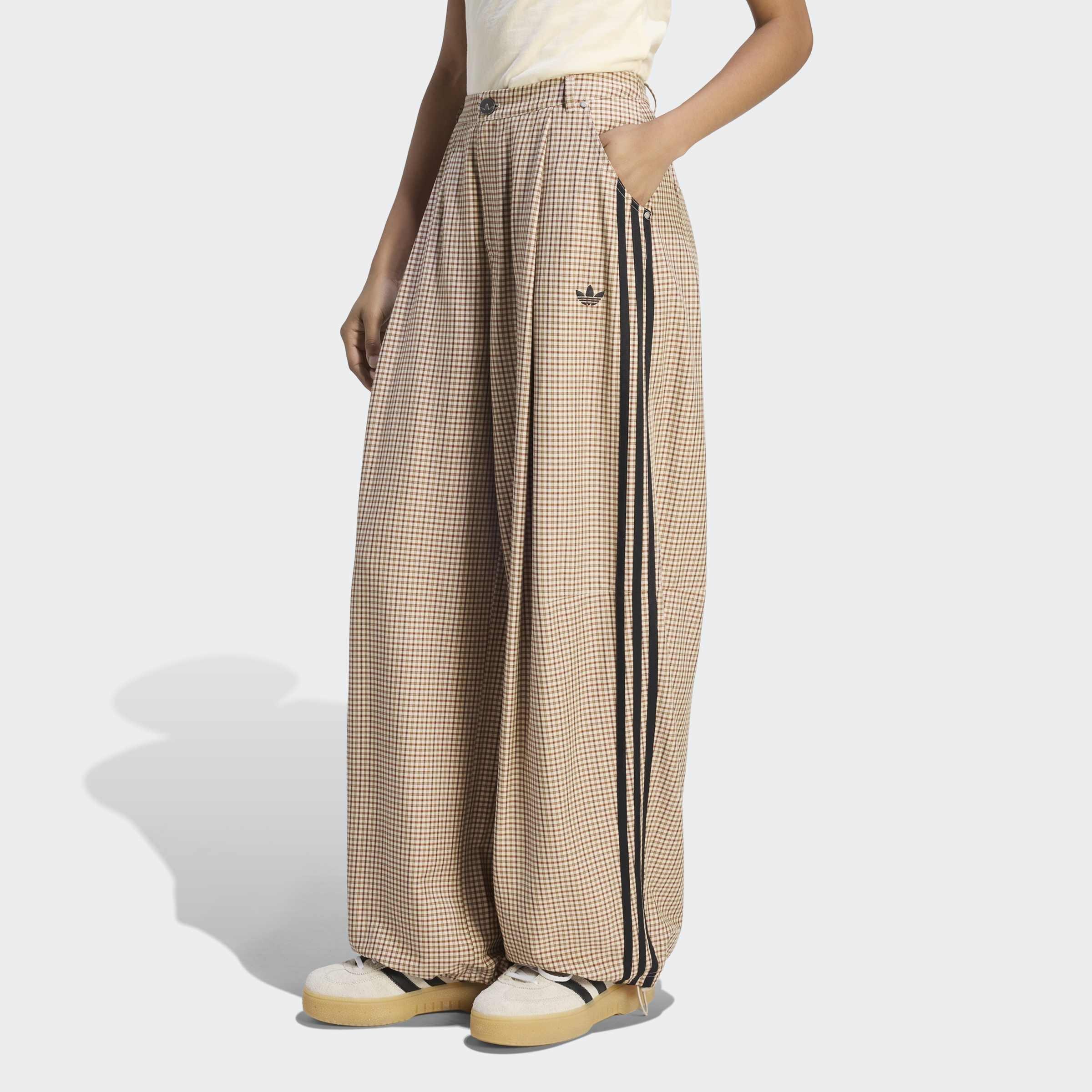 Checks Trouser Losse Trousers, Beige, A701_ONE, large image number 5