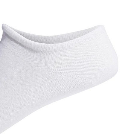 Unisex Trefoil Liner Socks 3 Pairs, White, A701_ONE, large image number 8