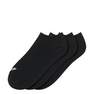 Trefoil Liner Socks 3 Pairs Black Unisex, A701_ONE, thumbnail image number 0