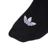 Trefoil Liner Socks 3 Pairs Black Unisex, A701_ONE, thumbnail image number 9