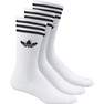 Unisex Crew Socks 3 Pairs, White, A701_ONE, thumbnail image number 11