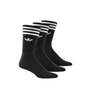 Black UO Adidas Solid Crew Socks 3 Pairs, A701_ONE, thumbnail image number 5